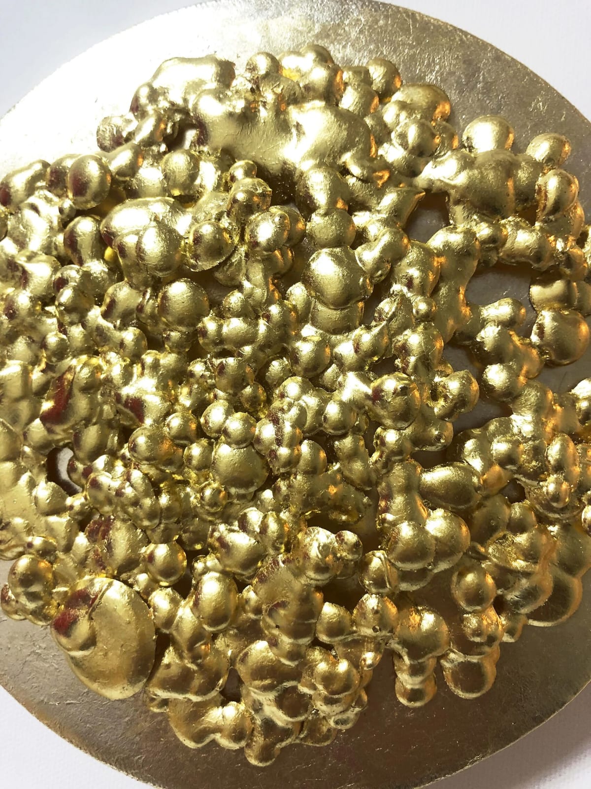 On my honor unknown power resin art gold leaf japanese art abstract painting abstract art mixed media Art Yi gallery Brussels Art gallery