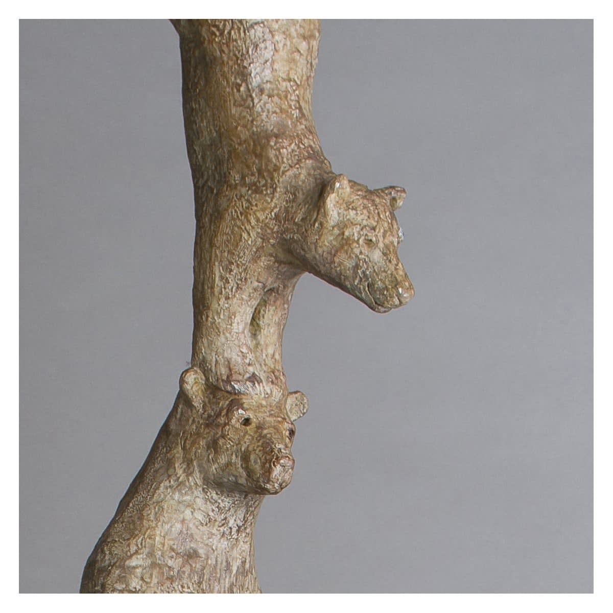 Four pizzlys tall Bear tour contemporary bronze sculpture garden interior design sophie verger