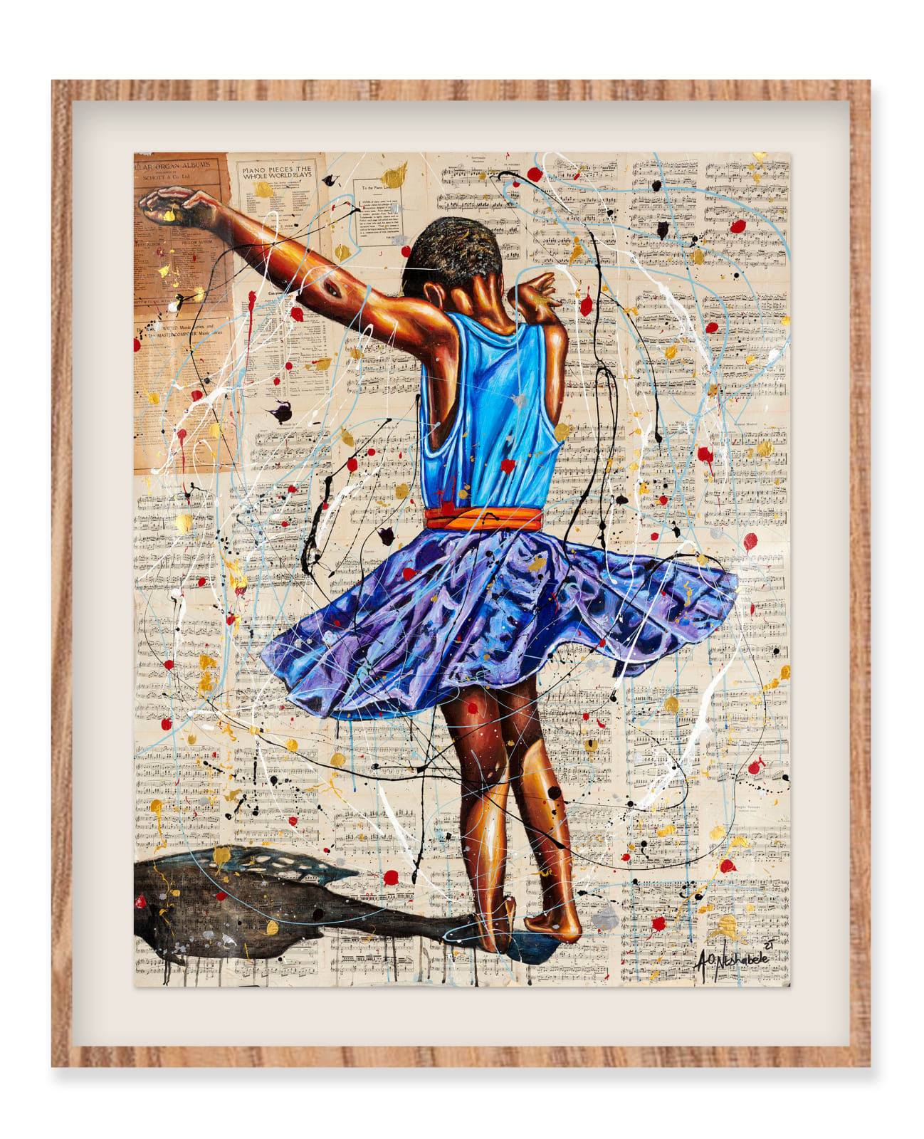 Andrew Ntshabele, Fearless 4 - Limited Edition Print, 2021