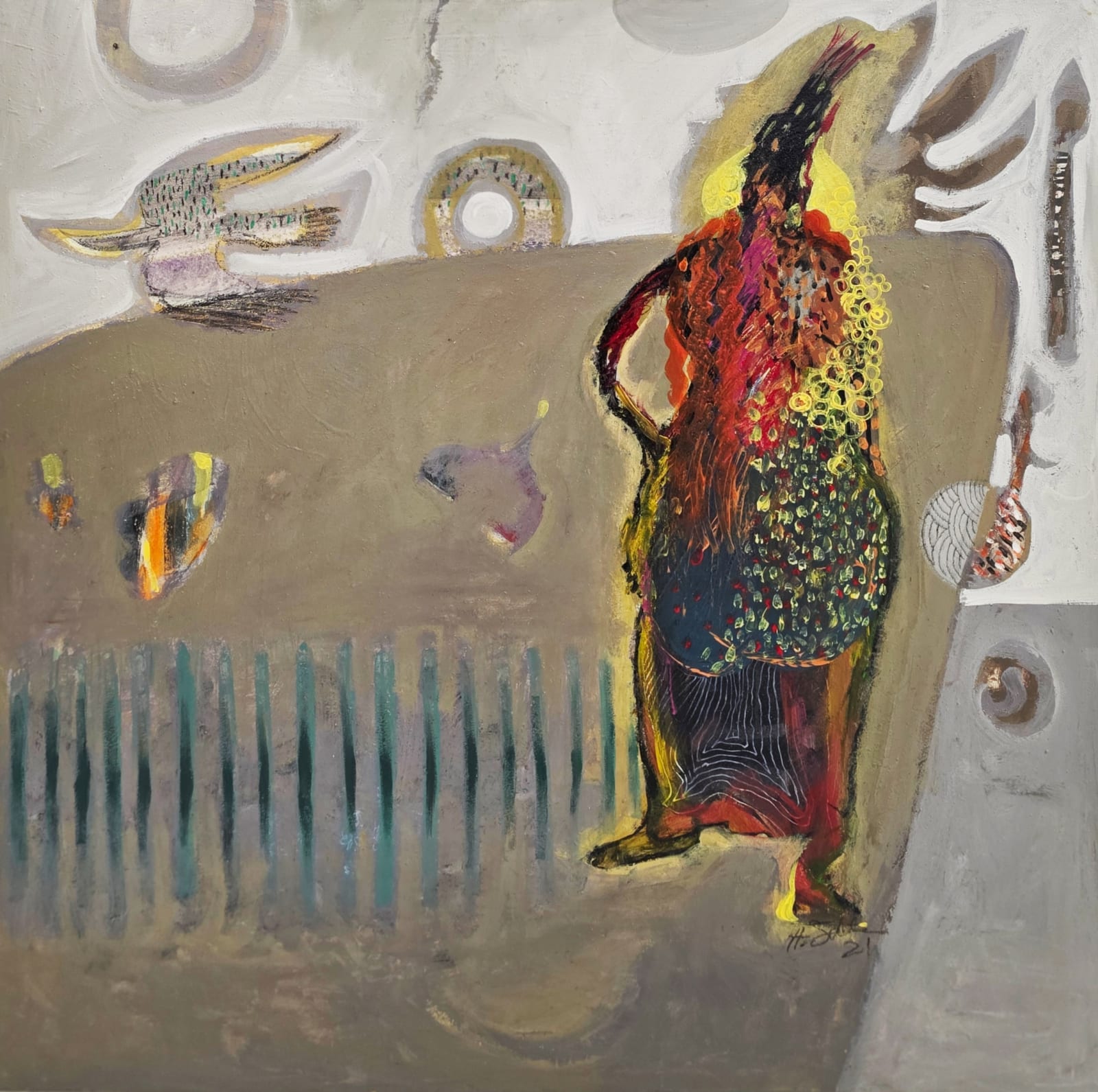 Hussein Salim, The Bird, 2020