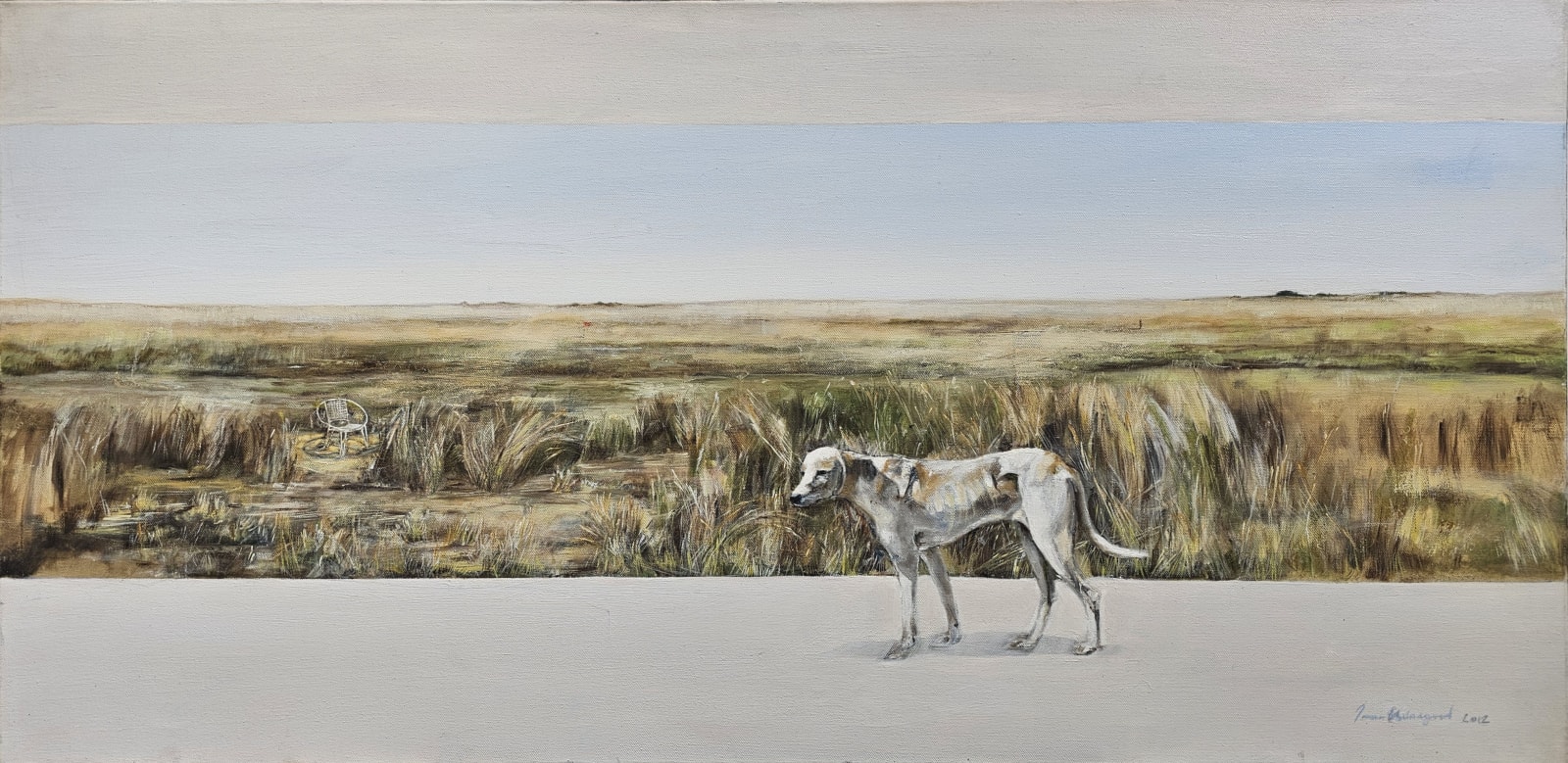 Tania Welgemoed, Landscape with Markers, 2025