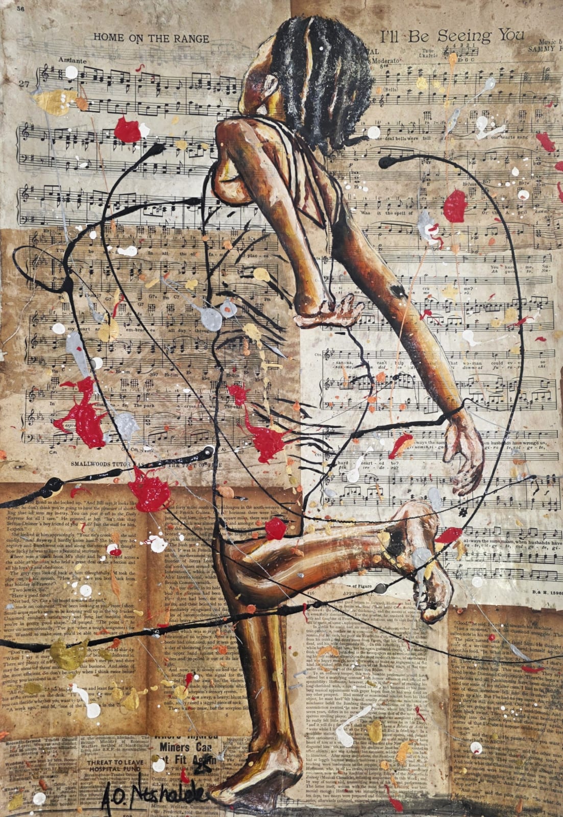 Andrew Ntshabele, “ I’ll be Seeing You”, 2025
