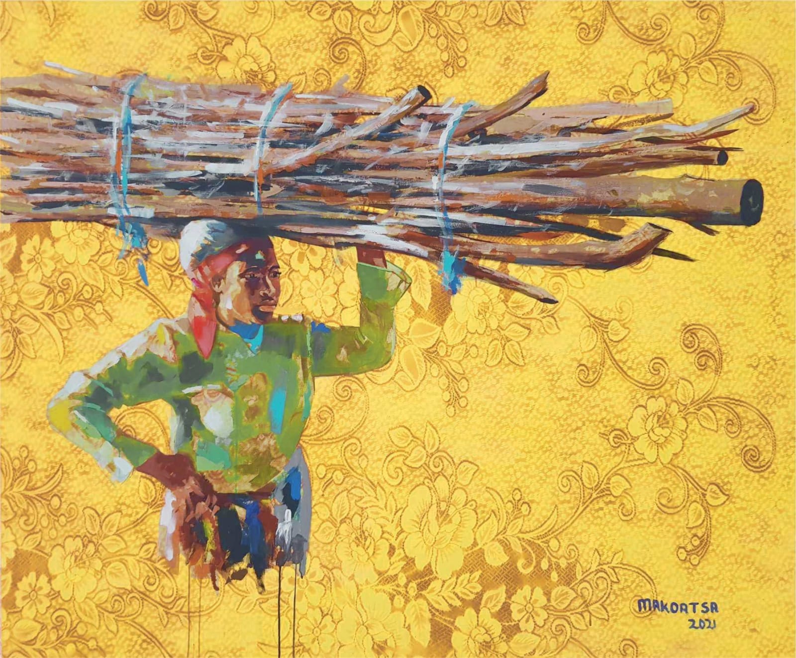 Teboho Makoatsa, Village Woman, 2021