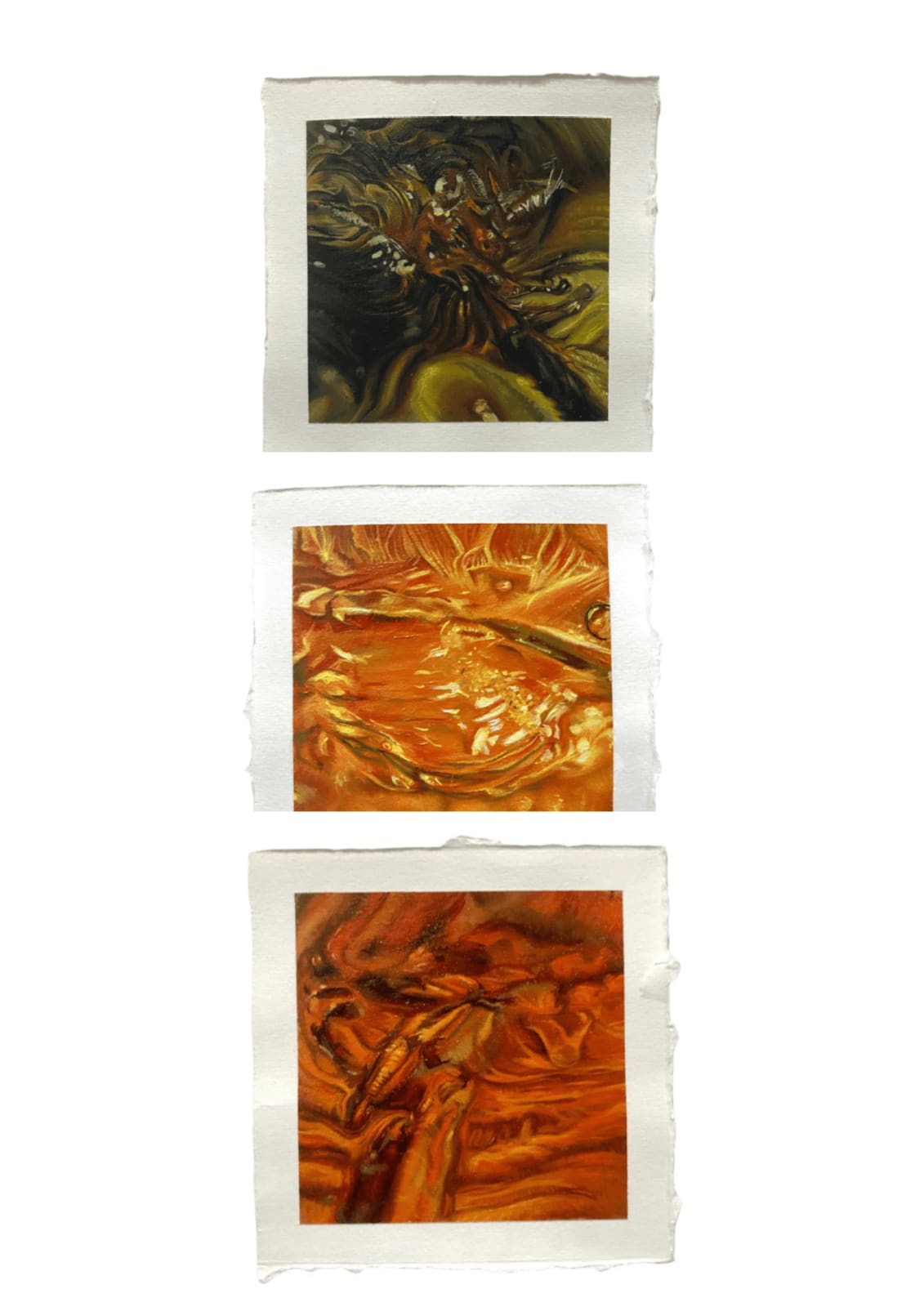 Zoë Sua Kay, Resin I,II,IV, 2021