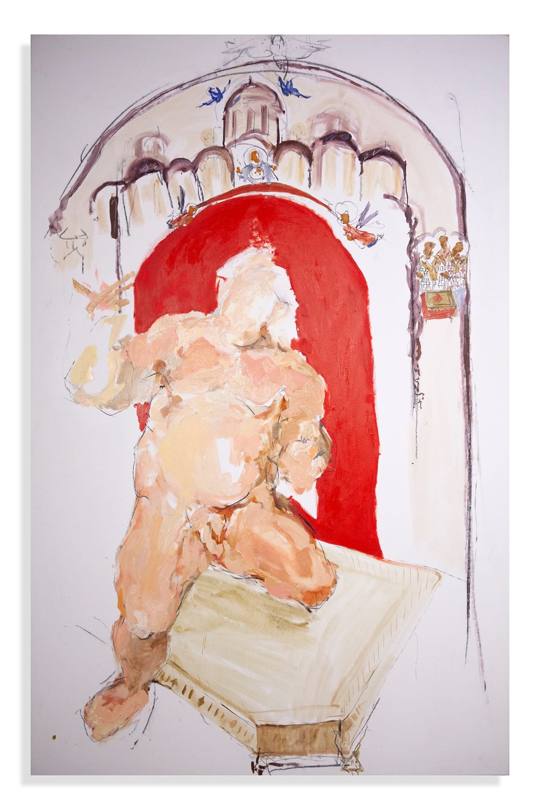 Olga Stein, Body 1 in the temple, 2023