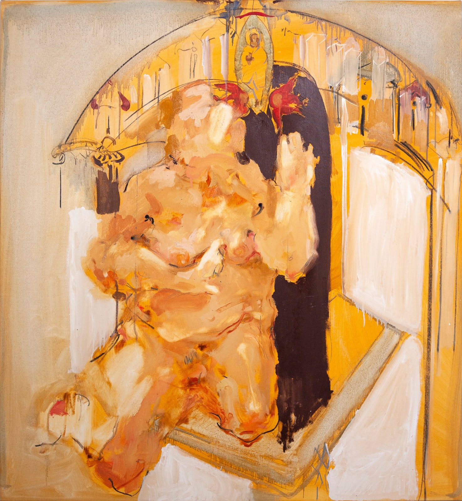 Olga Stein, Body 4 in the temple, 2023