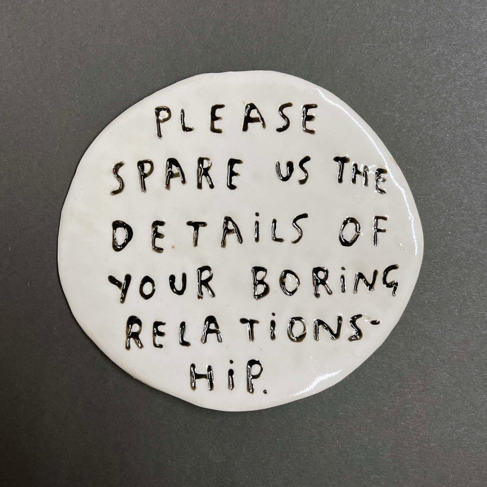 Dan Jamieson, Please Spare The Details Of Your Boring Relationship