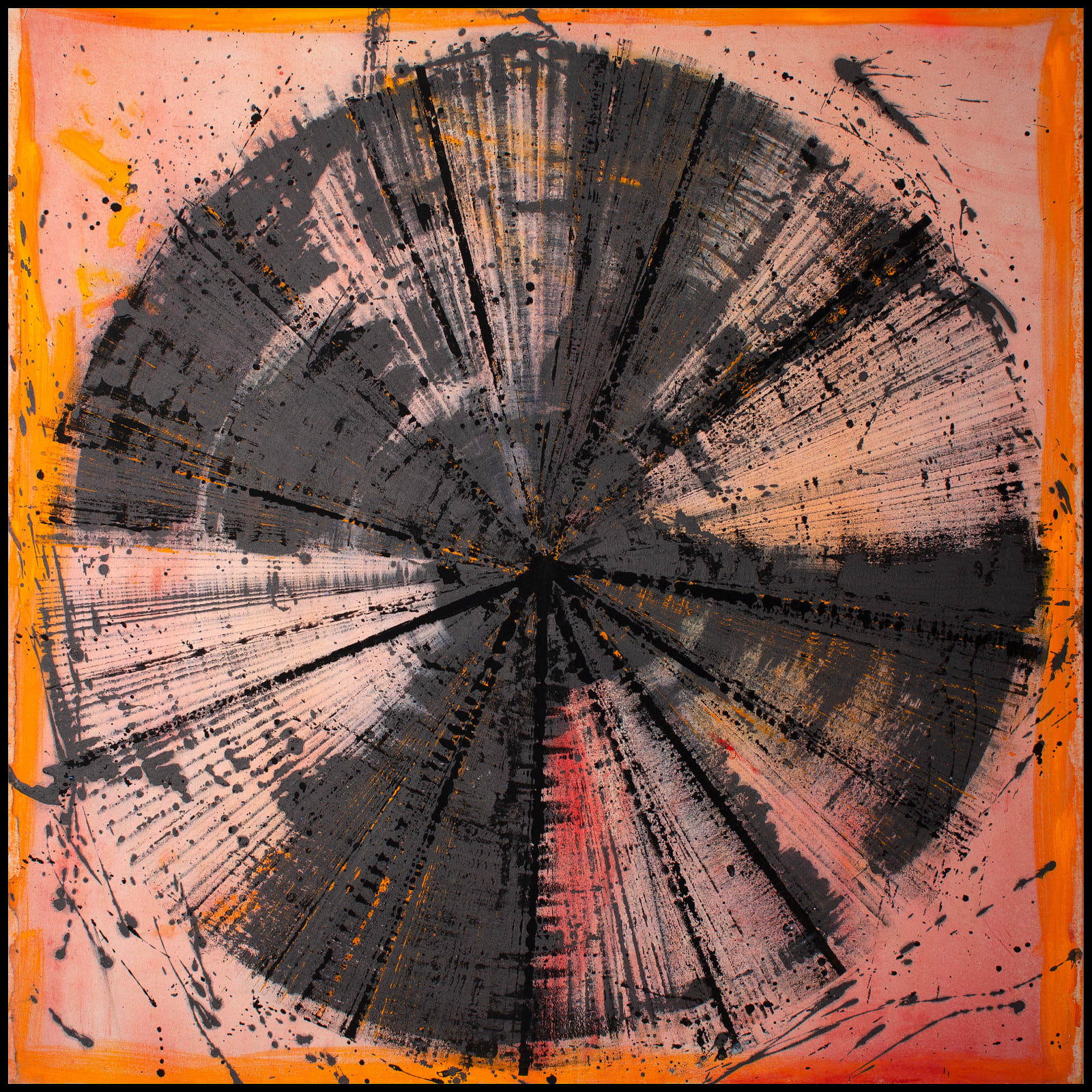 Piers Bourke, Orange Fan, 2022