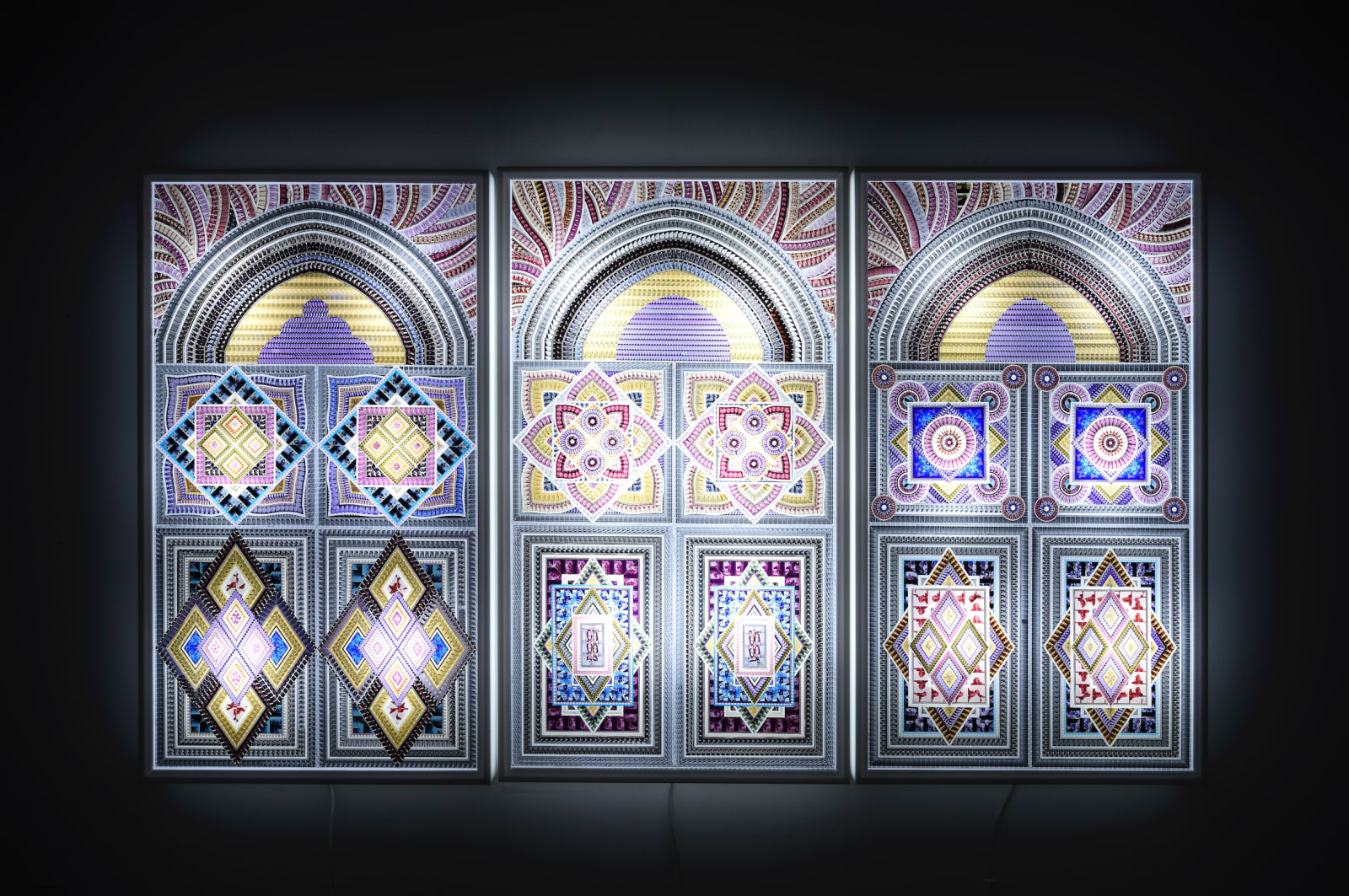 Kim Bunsu, Beyond Description (Triptych), 2016