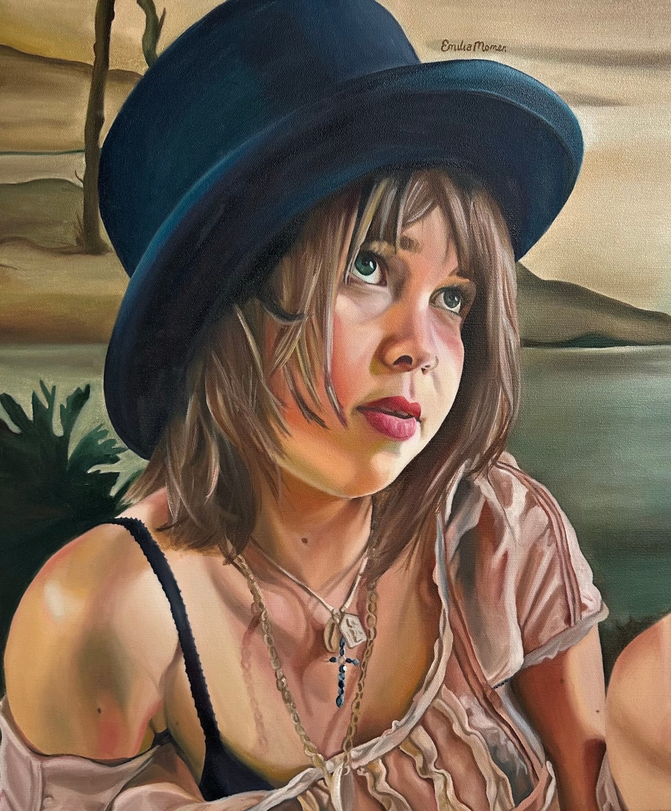 Emilia Momen, Girl in a Top Hat