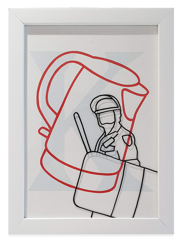 Sean Alexander, K is for Kettling, 2021