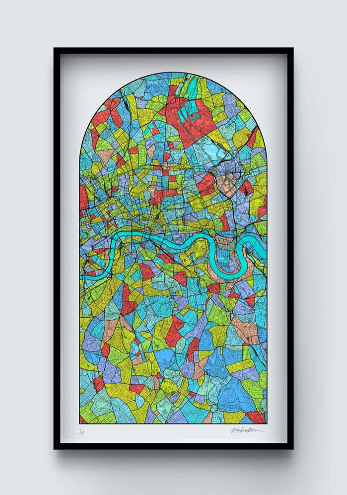 Ewan Eason, Stained Glass Lambeth, Southwark, The City, Tower Hamlets, Hackney and Islington, 2020