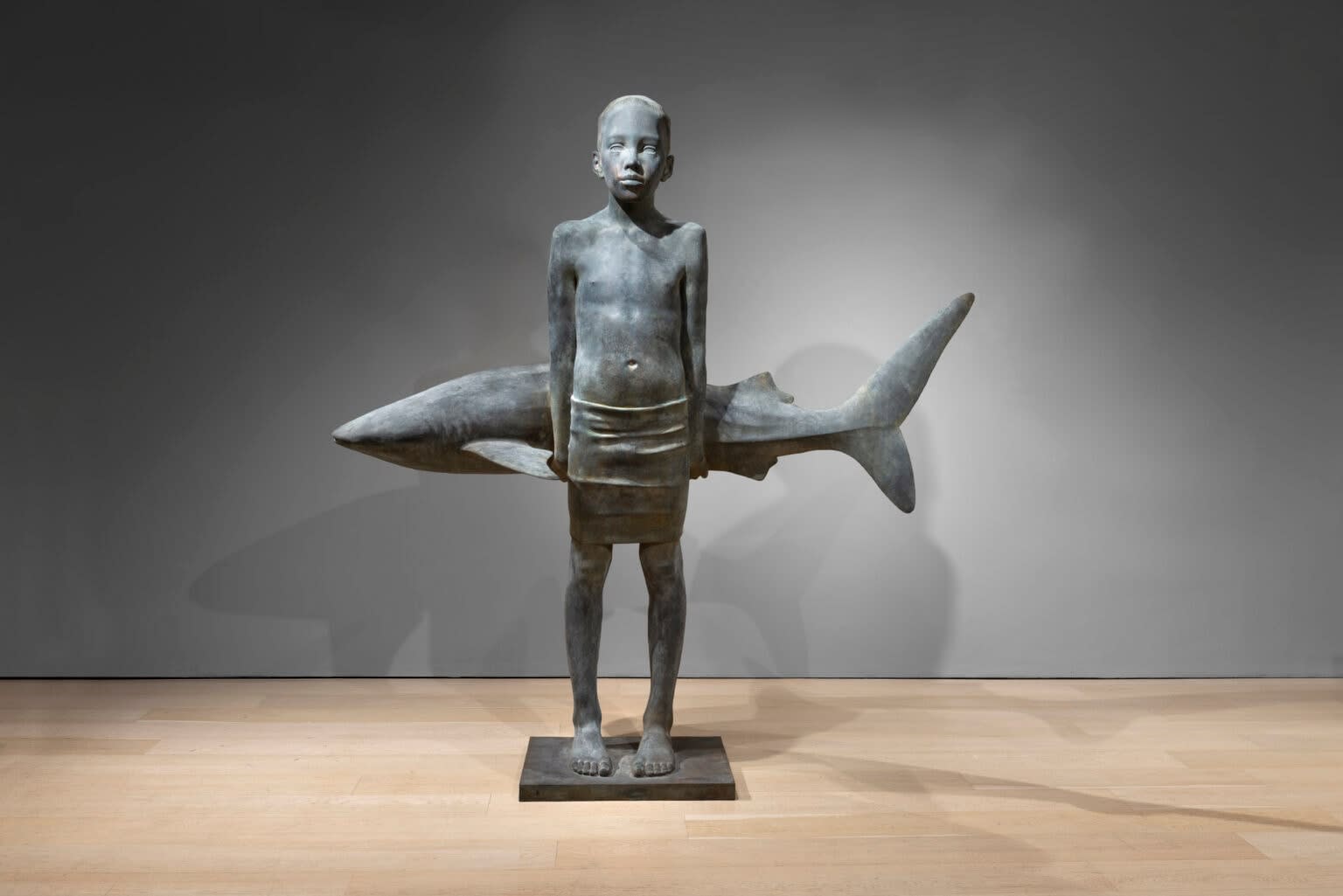 Mario Dilitz, No.196 Boy with Shark, 2022
