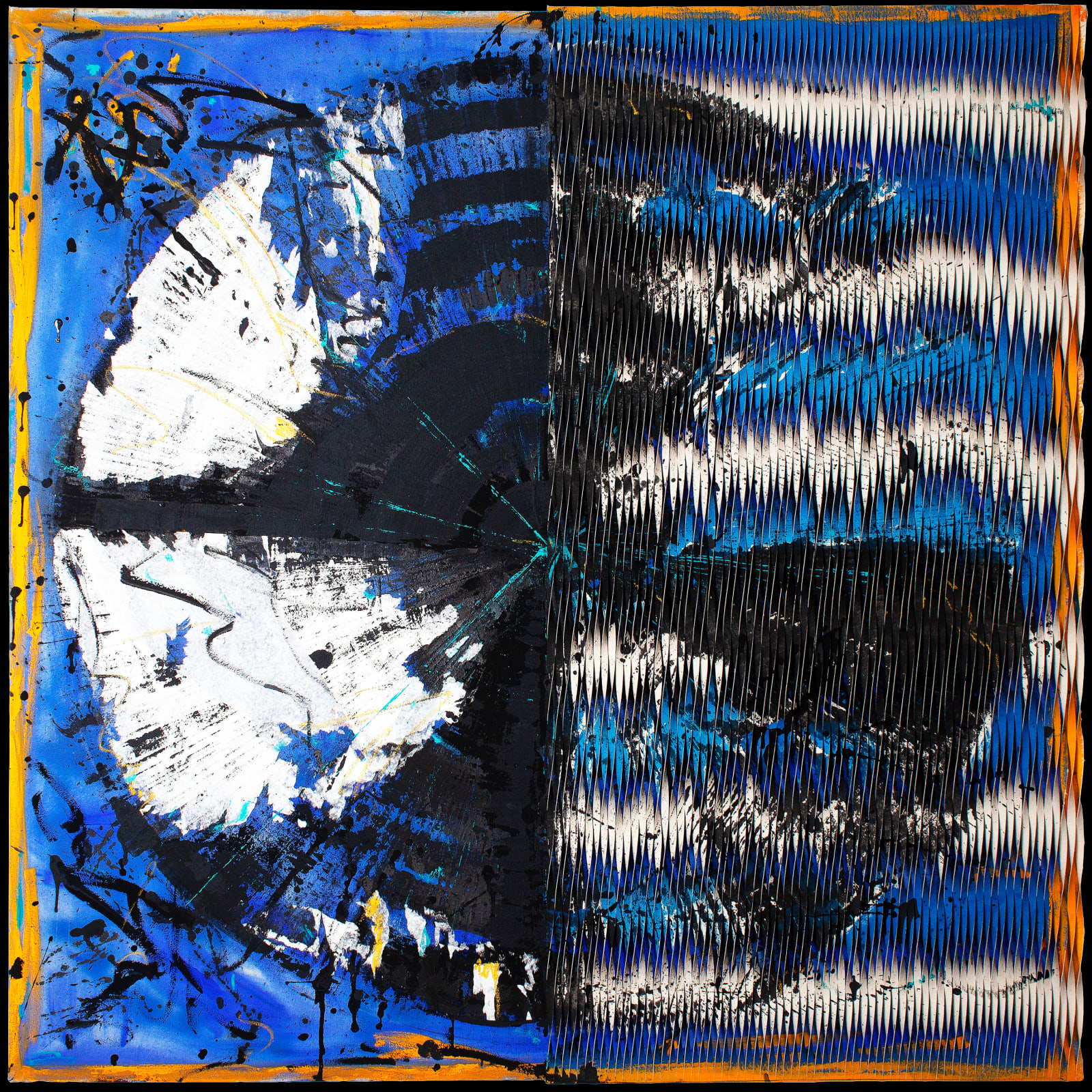 Piers Bourke, Blue Fan, 2022