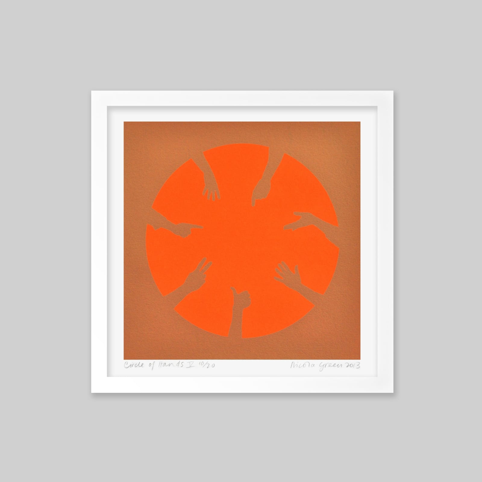 Nicola Green, Circle of Hands V, 2023