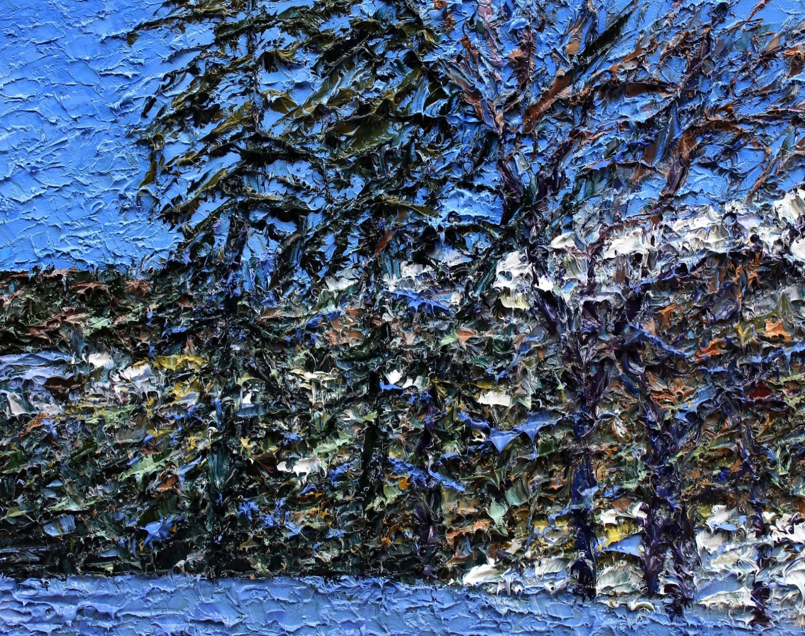 Holly Zandbergen, Trees in Snow, 2024