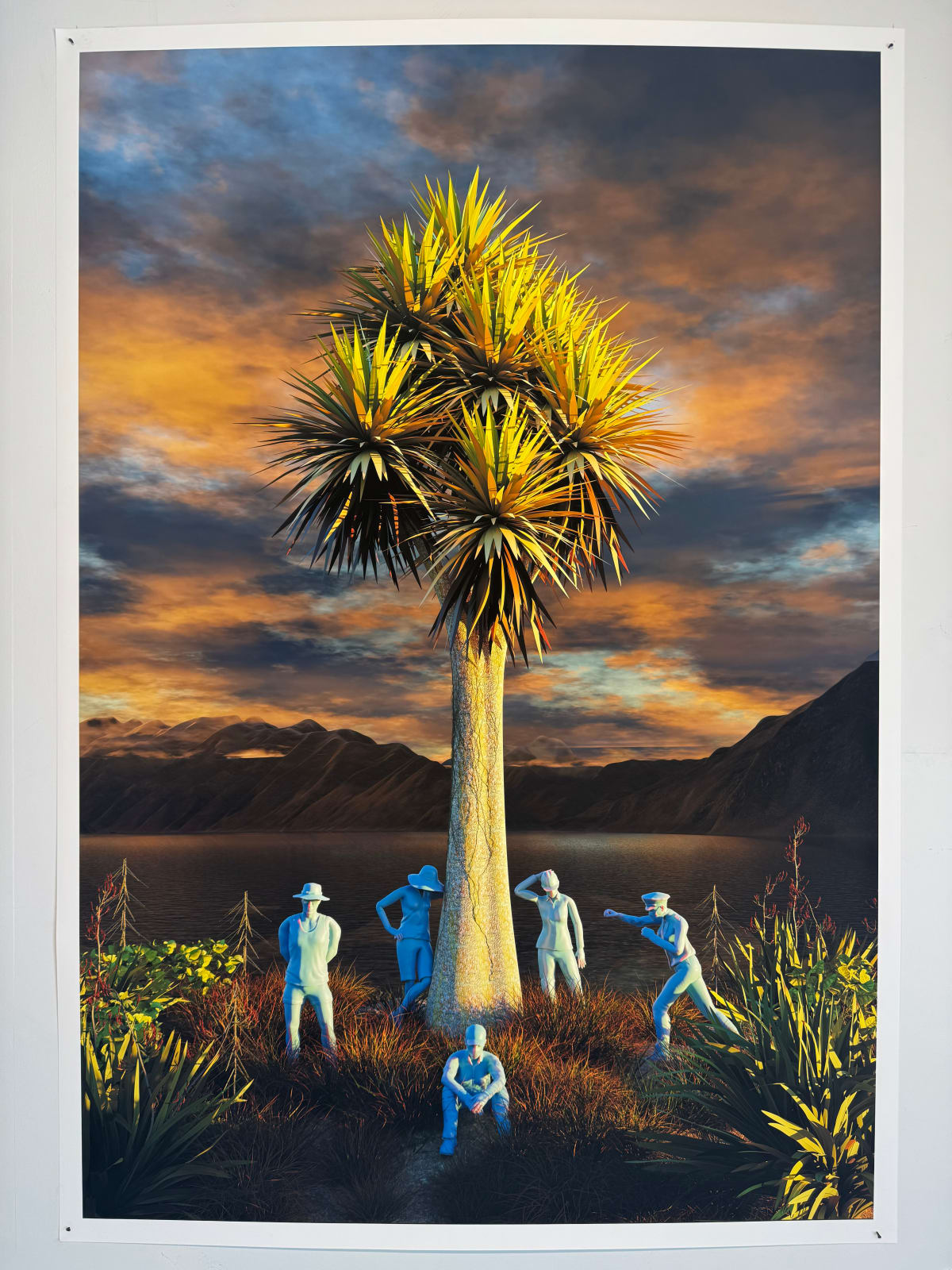 George Turner, Hawea (Lake Triptych Series), 2024