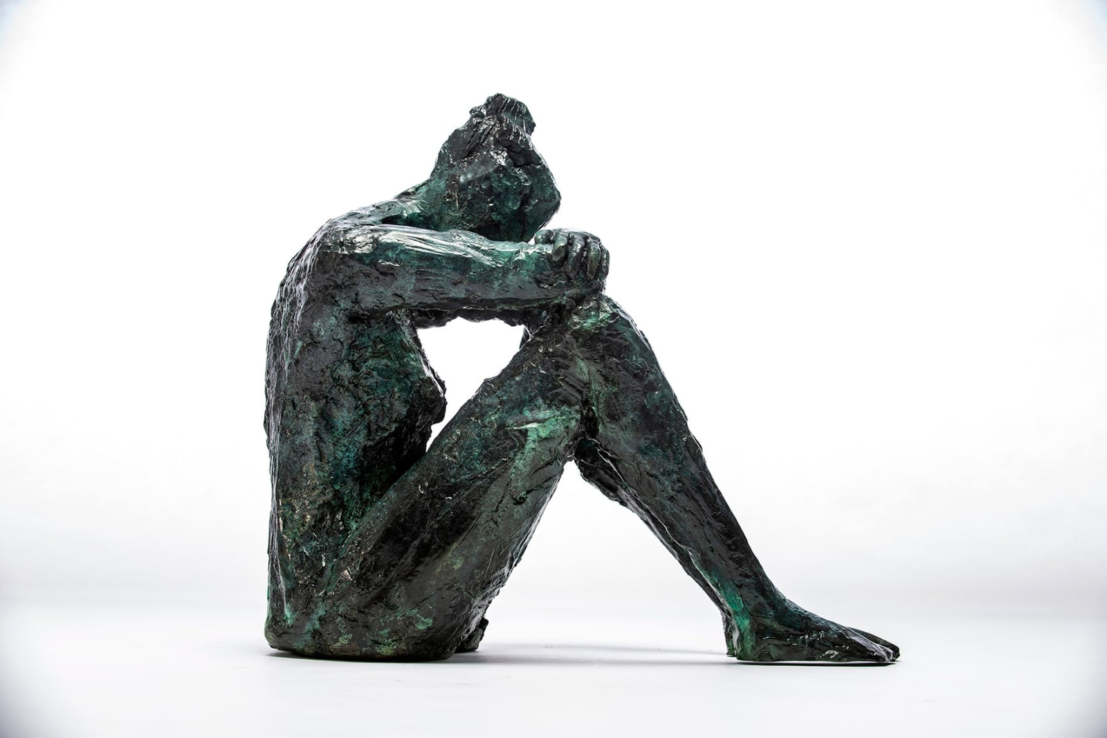 Bronze sculpture of a woman by sculptor Emilio DiIorio.