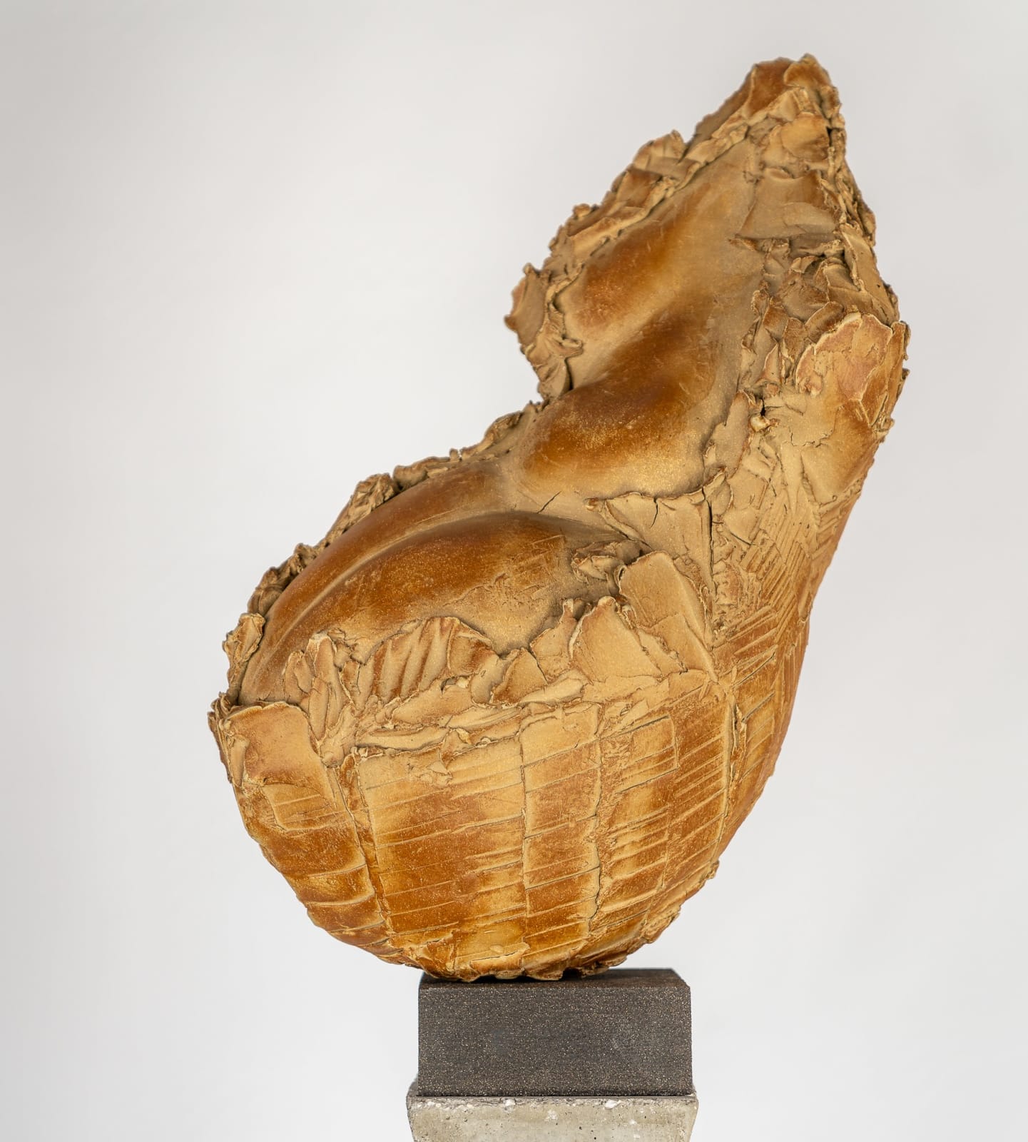 Abstract figurative ceramic sculpture by artist Emilio DiIorio