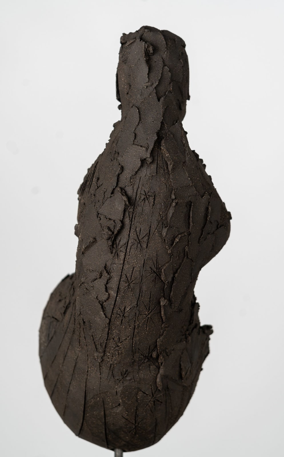 Abstract figurative ceramic sculpture by artist Emilio DiIorio