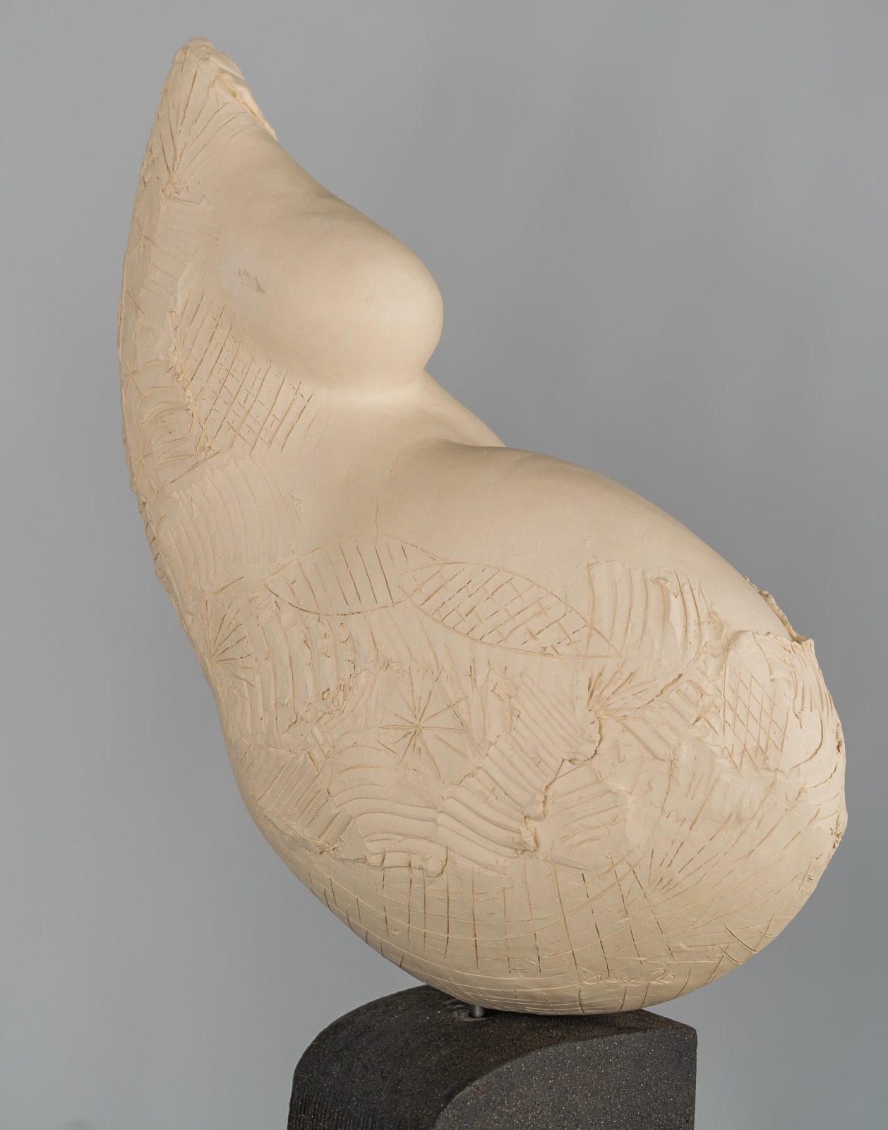 Abstract figurative ceramic sculpture by artist Emilio DiIorio
