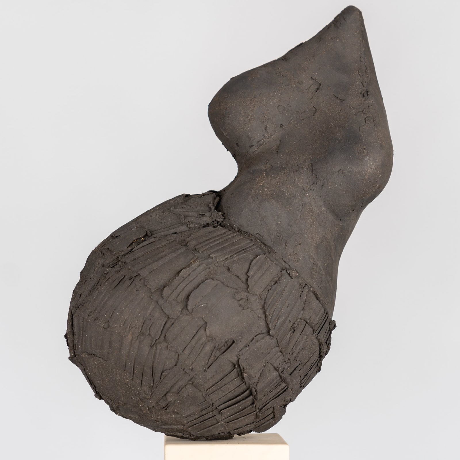 Abstract figurative ceramic sculpture by artist Emilio DiIorio