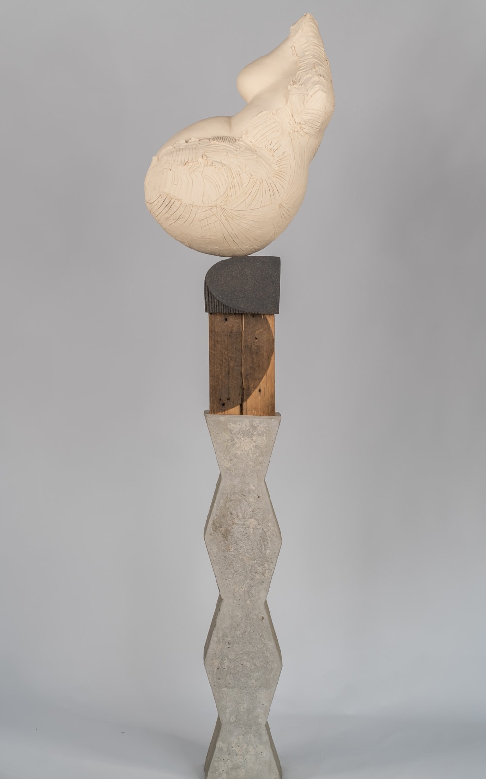 Abstract figurative ceramic sculpture by artist Emilio DiIorio