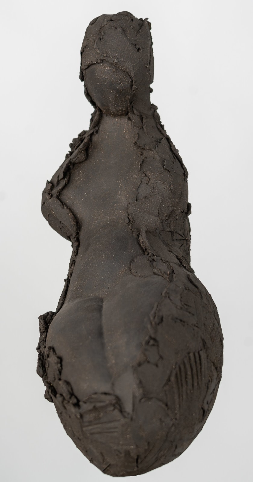 Abstract figurative ceramic sculpture by artist Emilio DiIorio