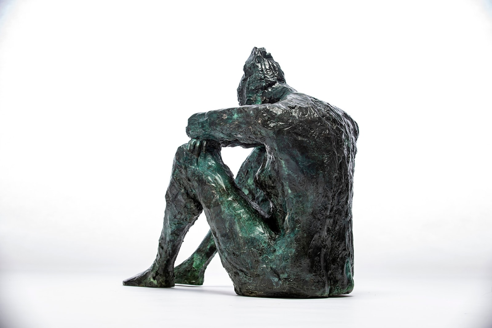 Bronze sculpture of a woman by sculptor Emilio DiIorio.