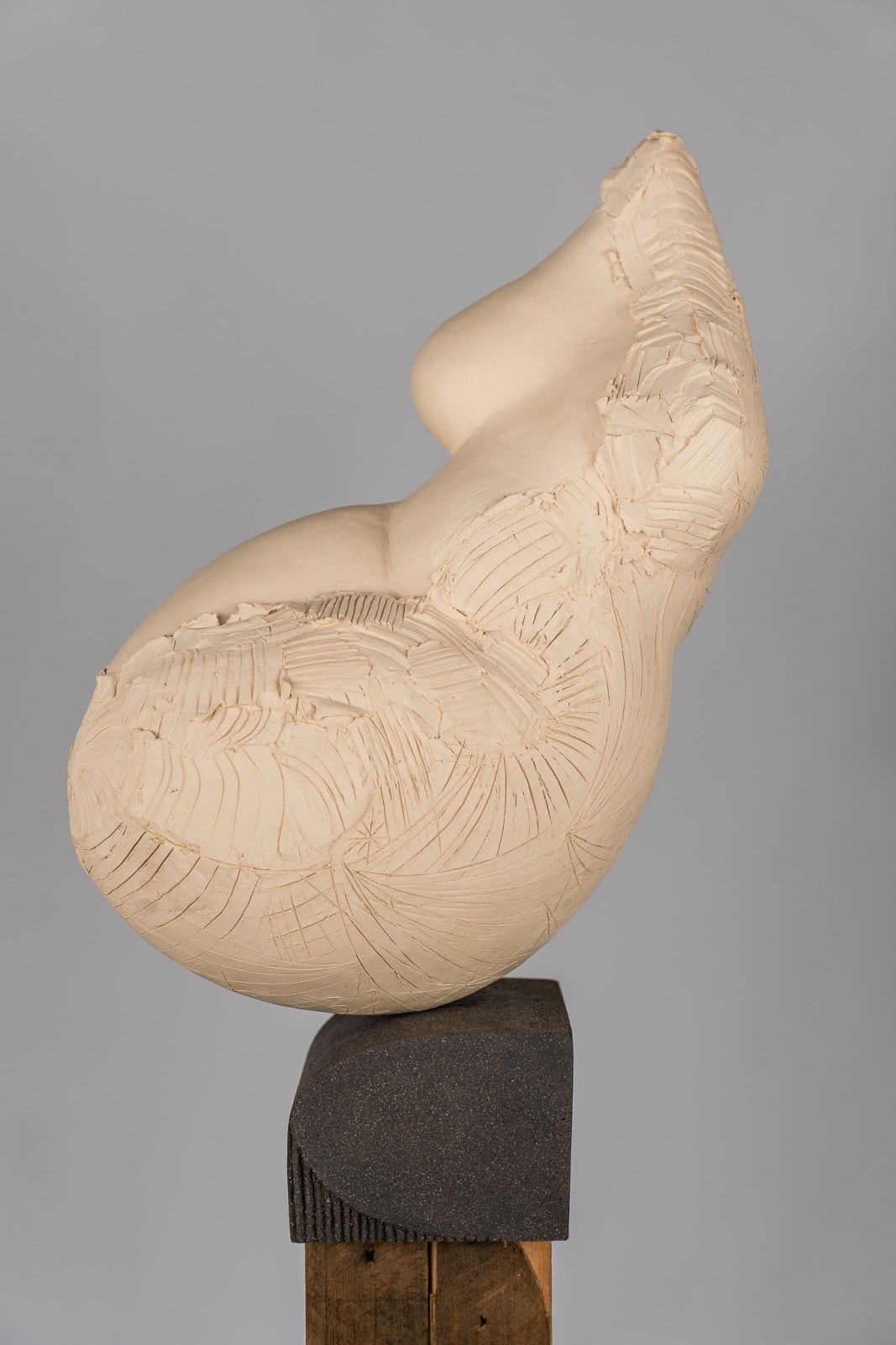 Abstract figurative ceramic sculpture by artist Emilio DiIorio