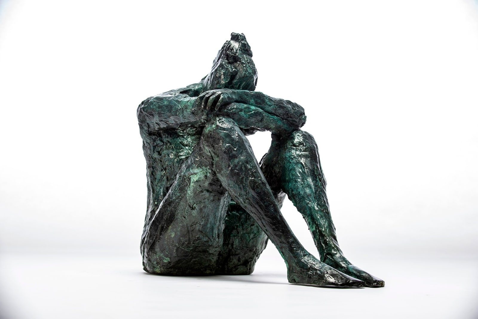 Bronze sculpture of a woman by sculptor Emilio DiIorio.