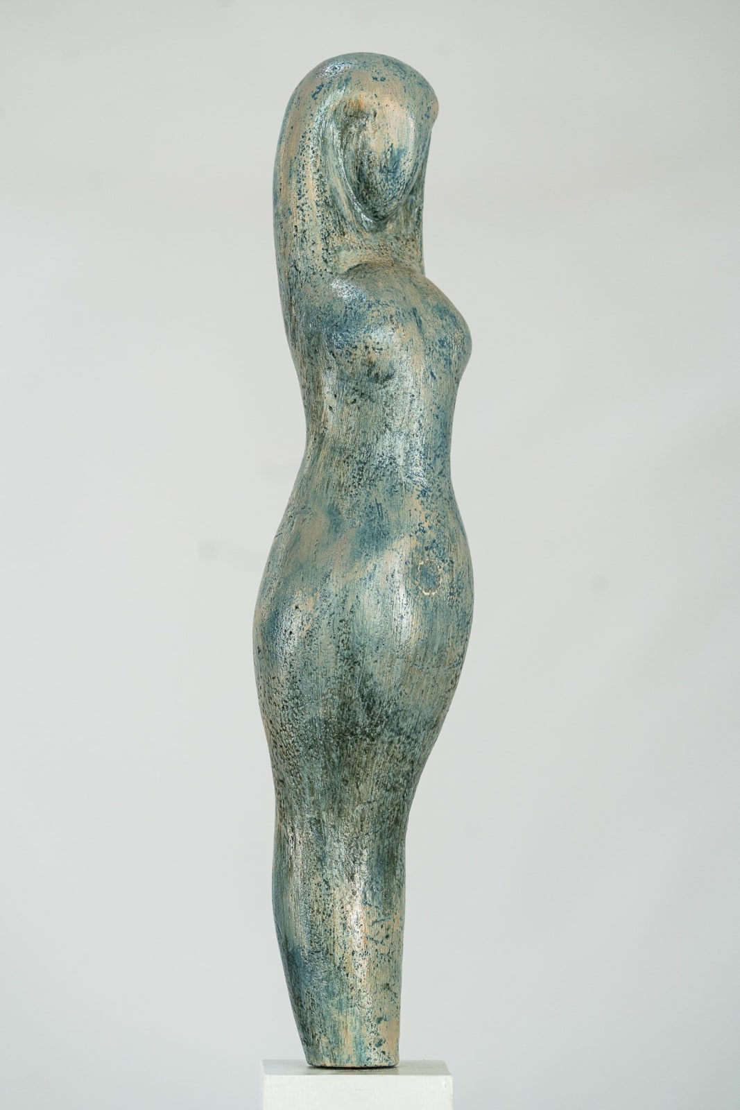 Ceramic figurative sculpture in the Egyptian series by sculptor Emilio DiIorio