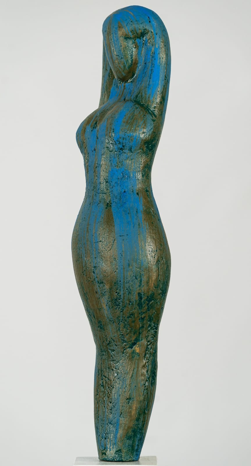 Ceramic figurative sculpture in the Egyptian series by sculptor Emilio DiIorio