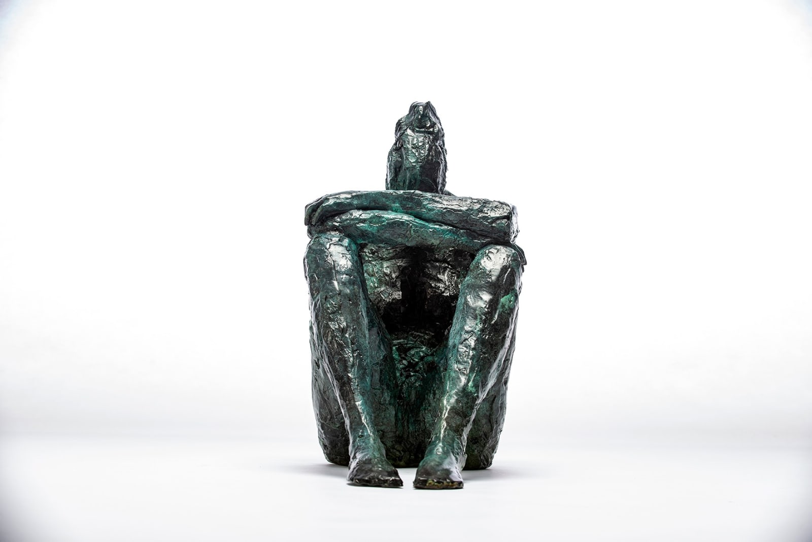 Bronze sculpture of a woman by sculptor Emilio DiIorio.