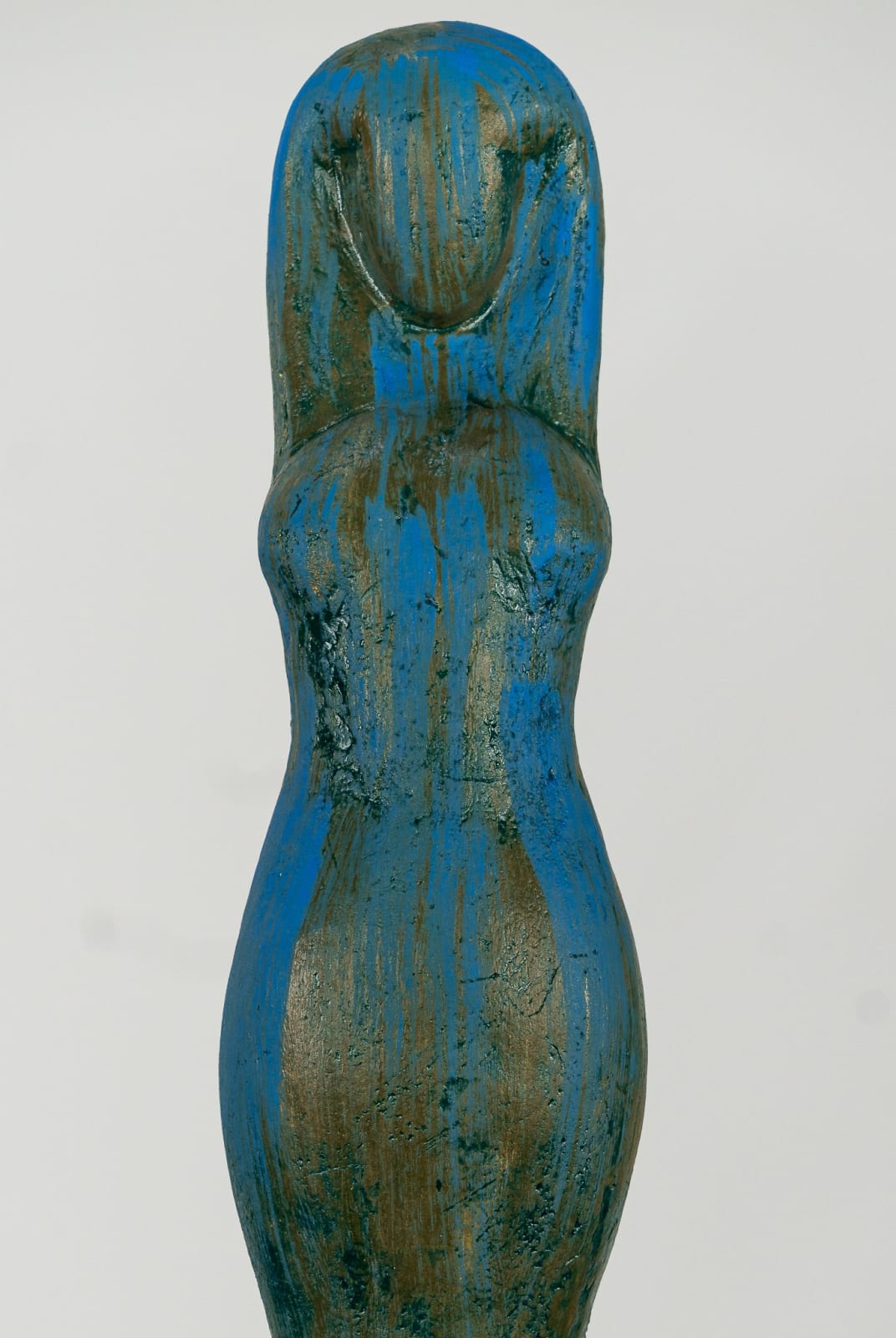 Ceramic figurative sculpture in the Egyptian series by sculptor Emilio DiIorio