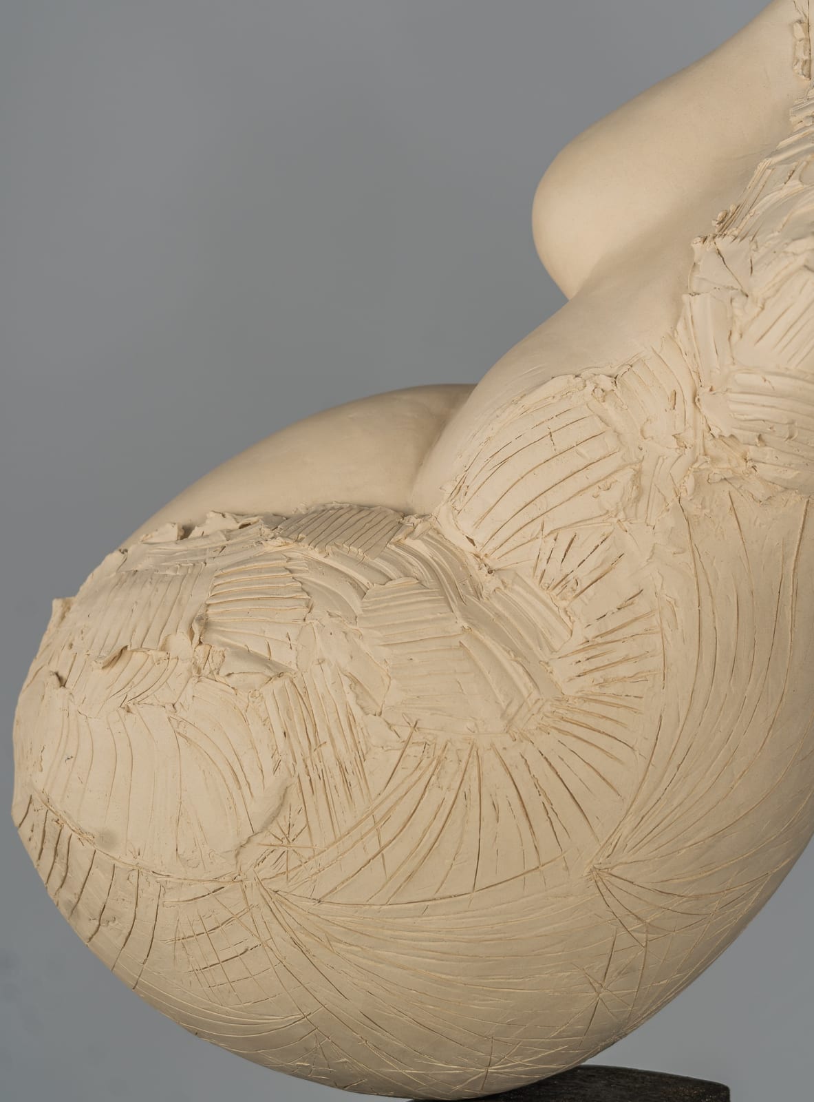 Abstract figurative ceramic sculpture by artist Emilio DiIorio