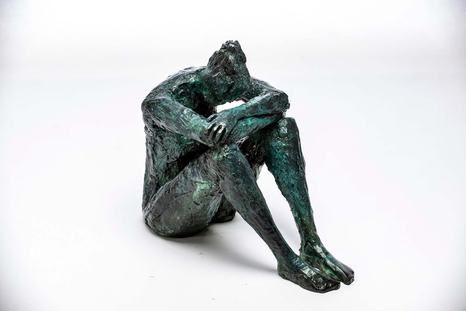 Bronze sculpture of a woman by sculptor Emilio DiIorio.