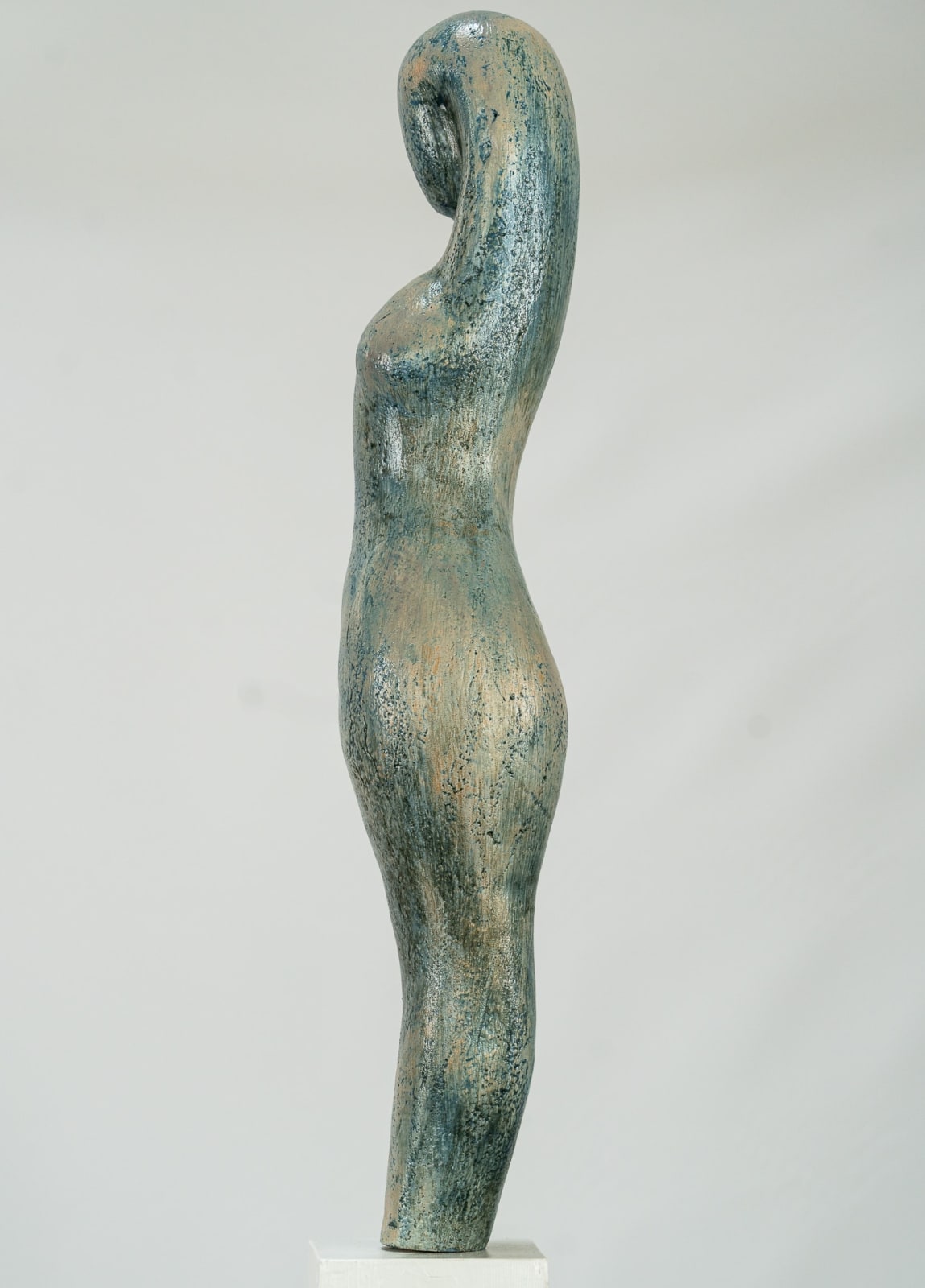 Ceramic figurative sculpture in the Egyptian series by sculptor Emilio DiIorio