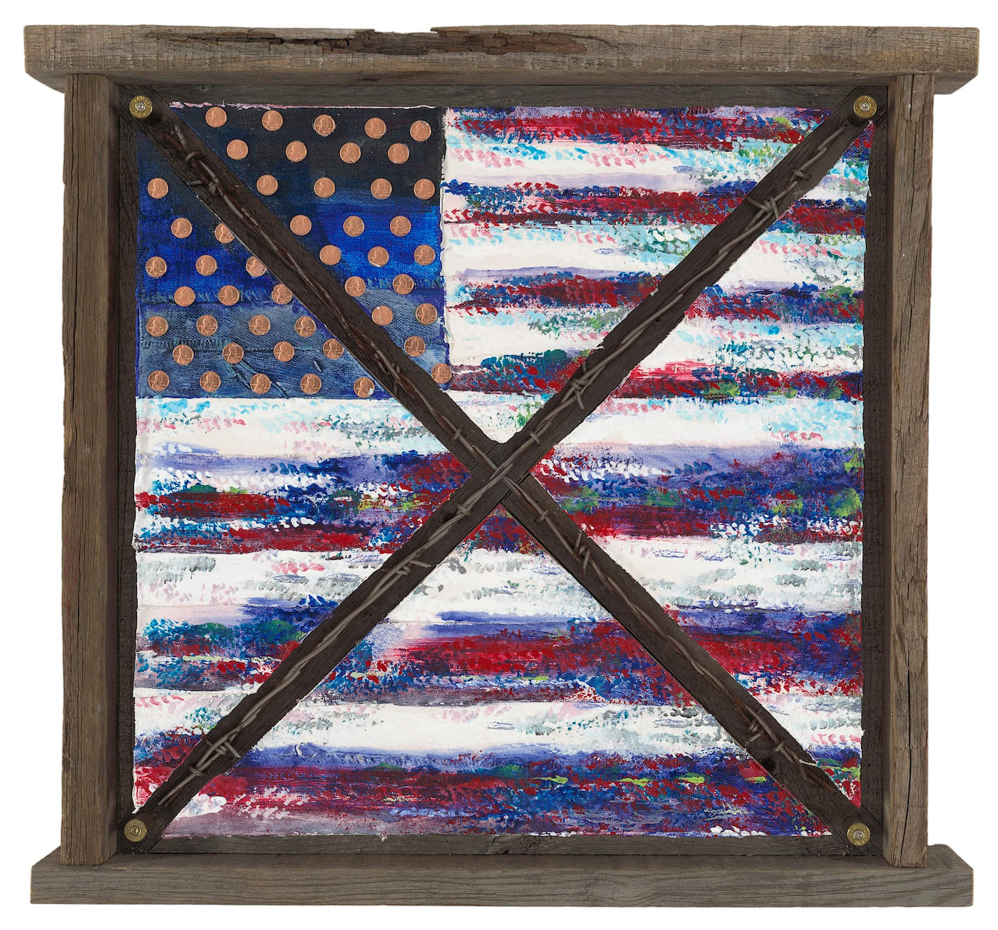L. Scooter Morris, Pennies, Bullets, & Barbed Wire, 2018