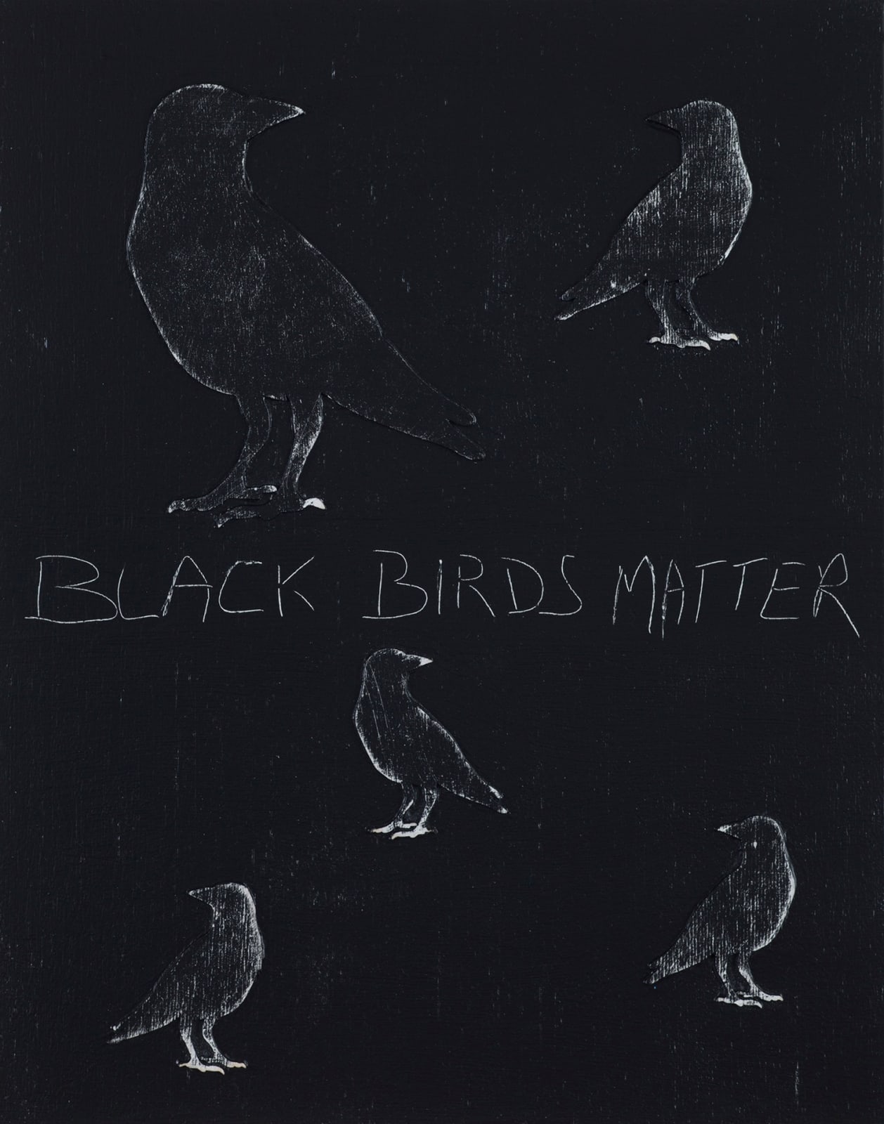 William Greiner, Black Birds Matter , 2018