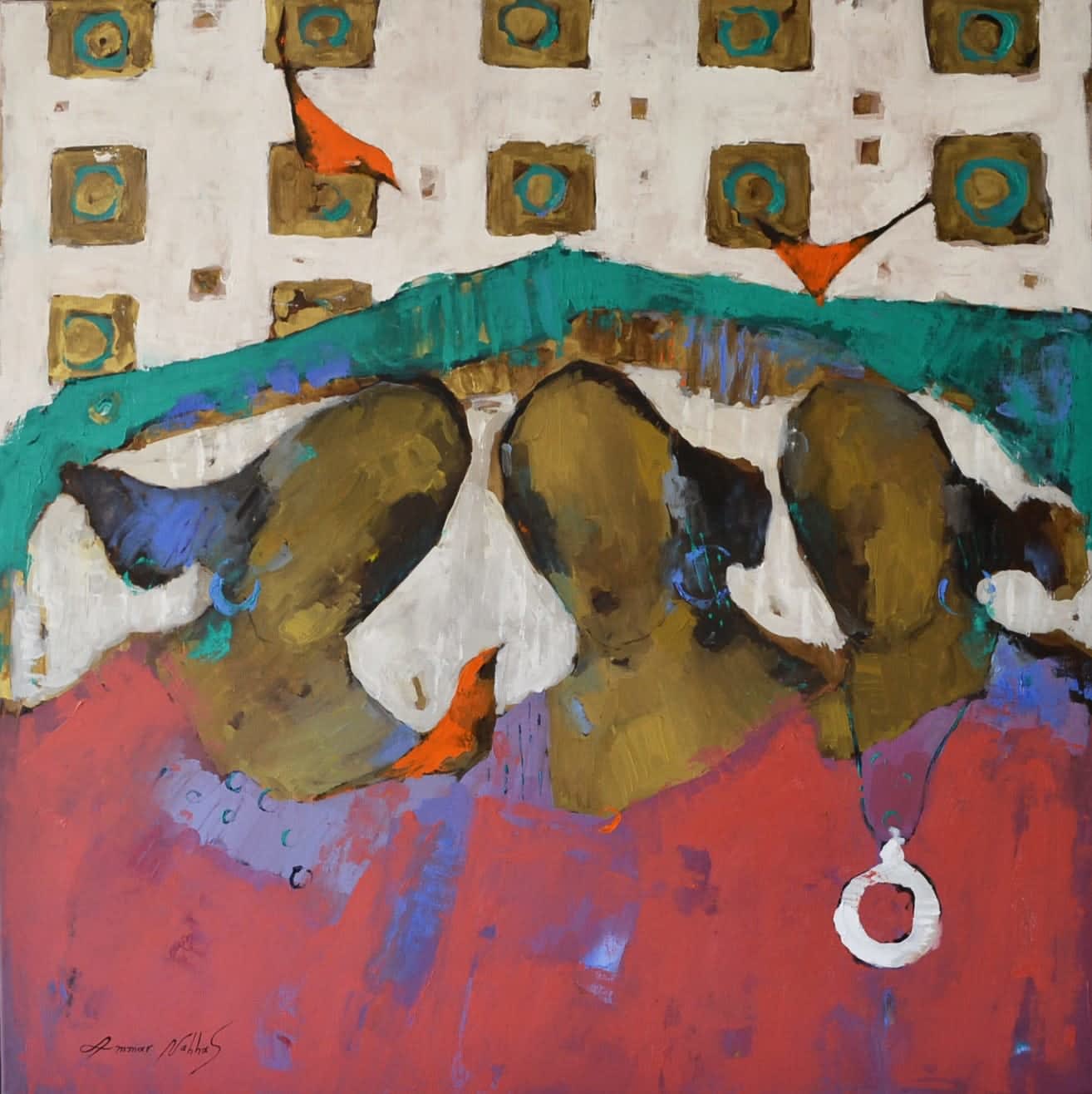 Ammar Alnahhas, Women at the Euphrates, 2020