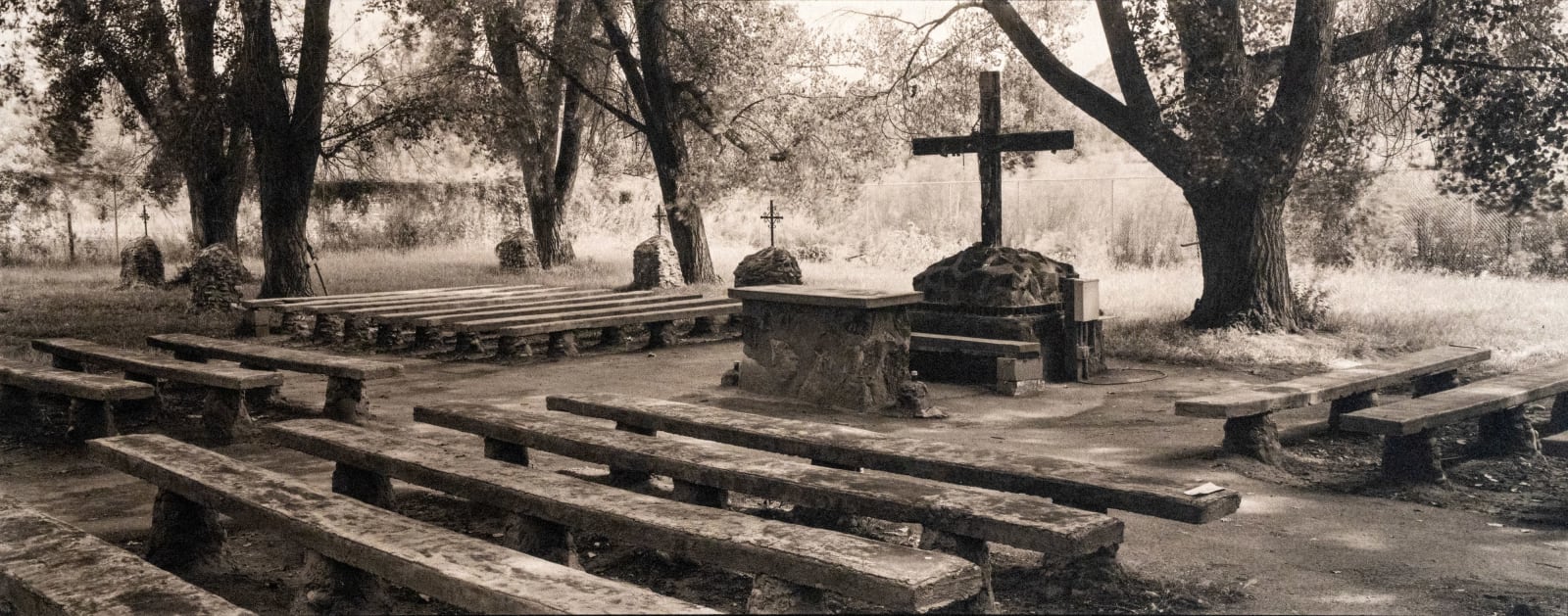 Kerik Kouklis, Outdoor Altar, Chimayo, NM, 1995