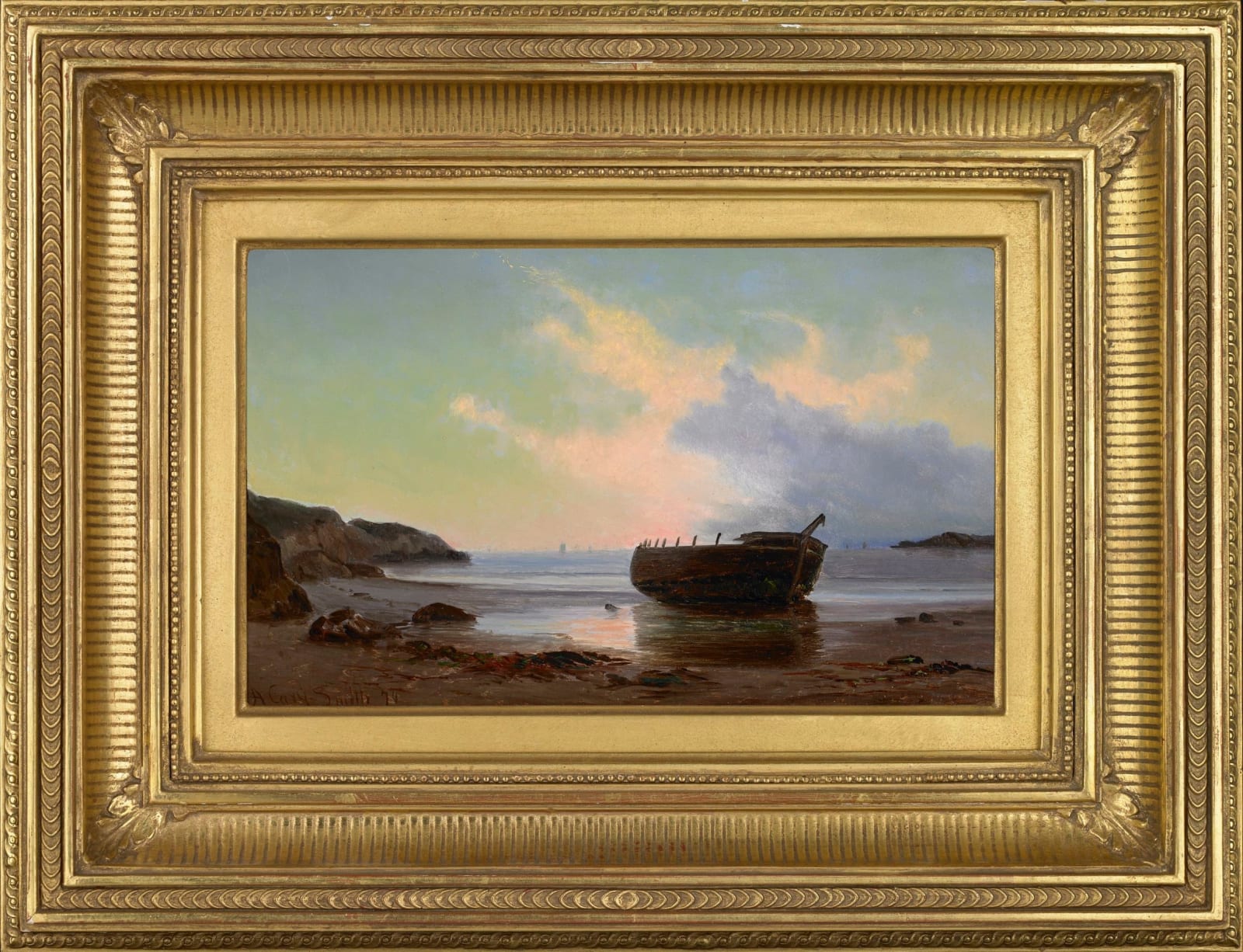 Archibald Cary Smith, Cove Scene at Dusk, 1874