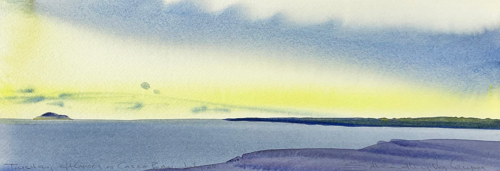 Susan Headley Van Campen, Tuesday Afternoon on Casco Bay