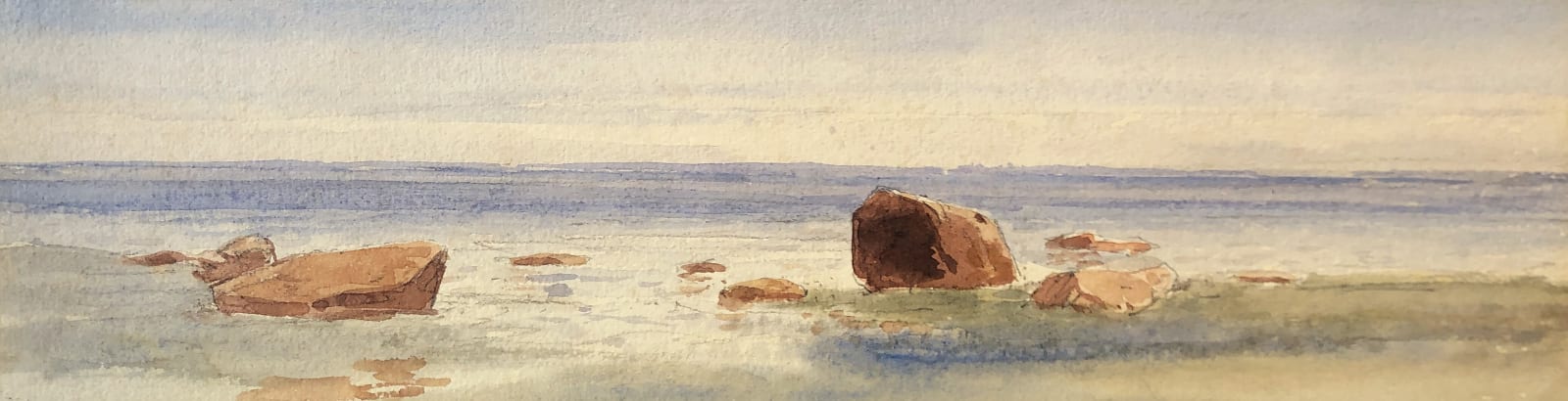 Robert Swain Gifford, Rocks and Sea