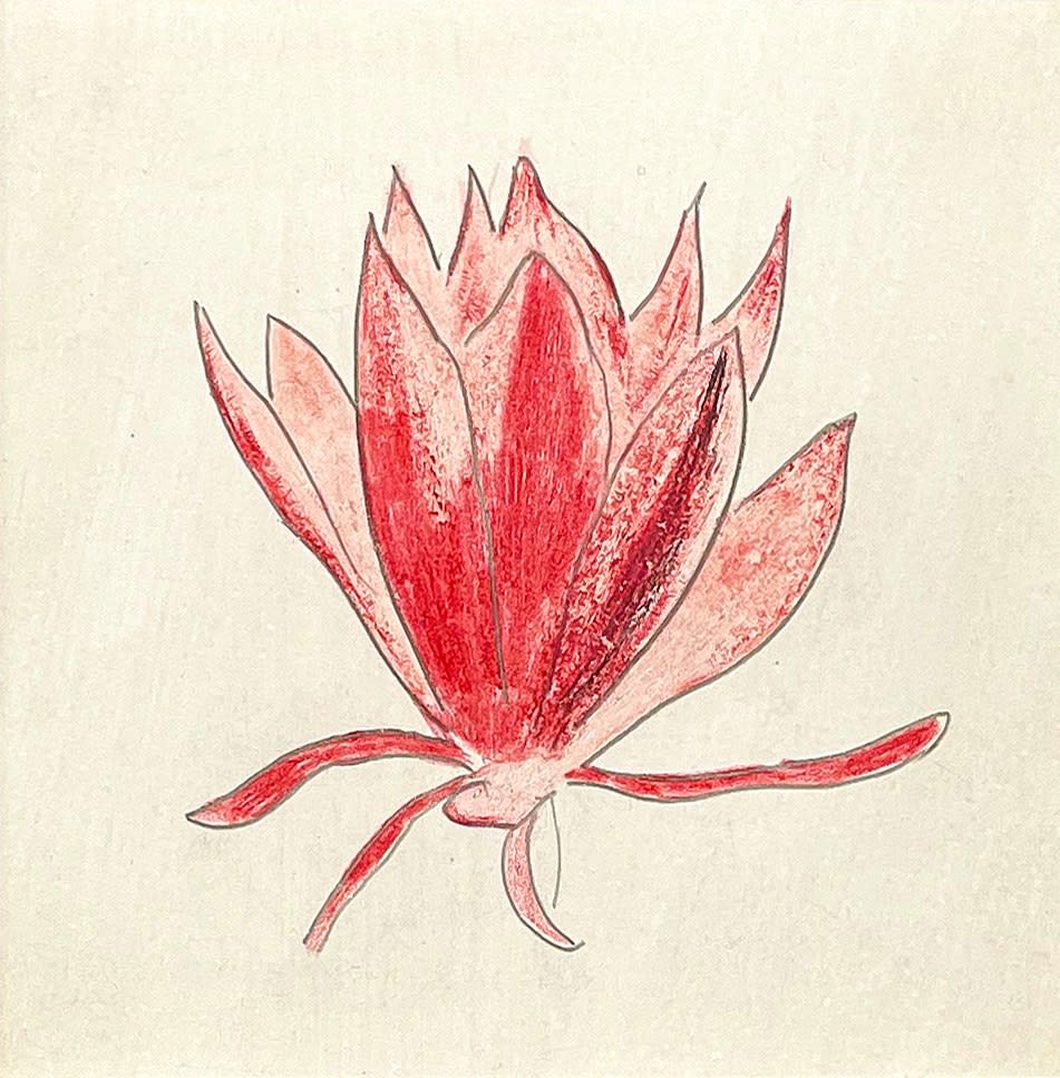 Joseph Stella, Red Flower, c. 1920