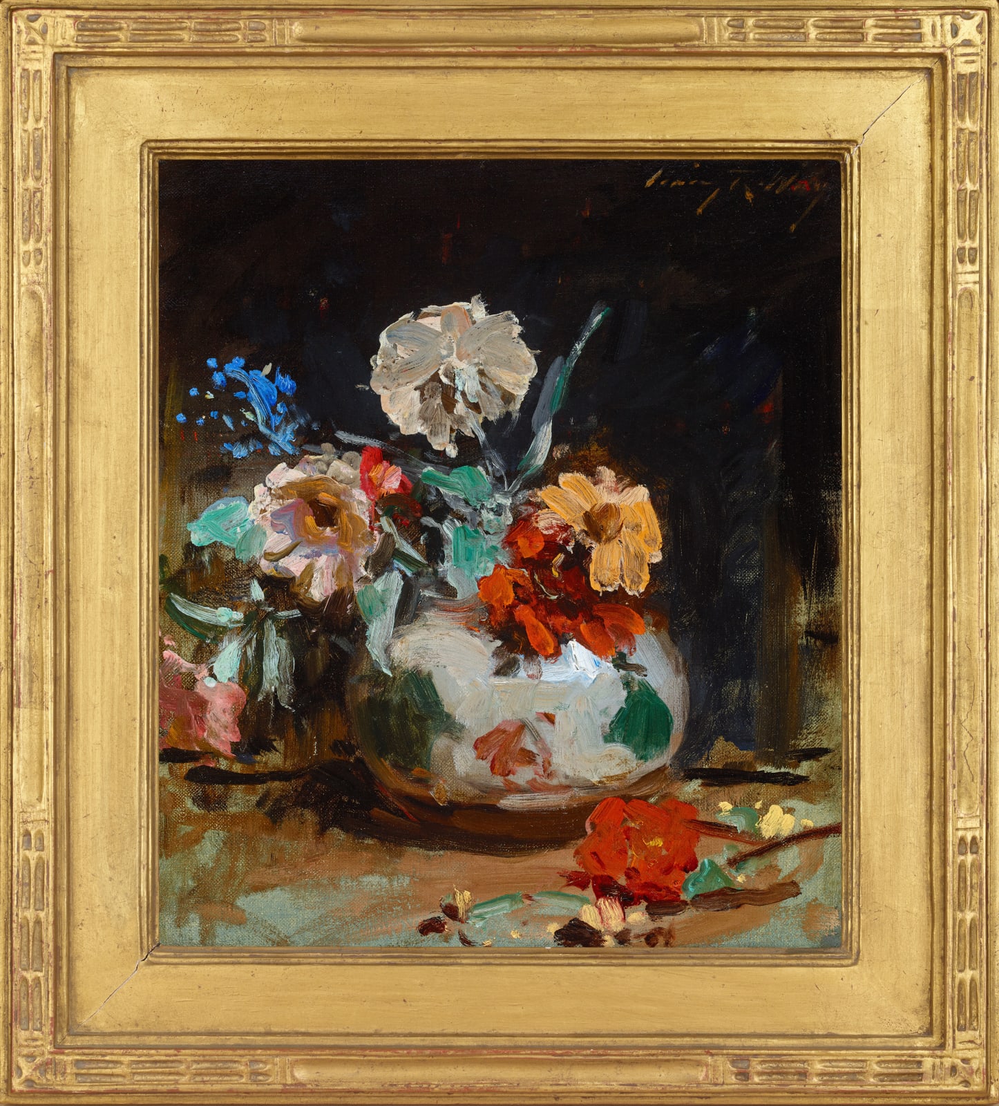 Irving Ramsey Wiles, Still Life with Flowers, c. 1915