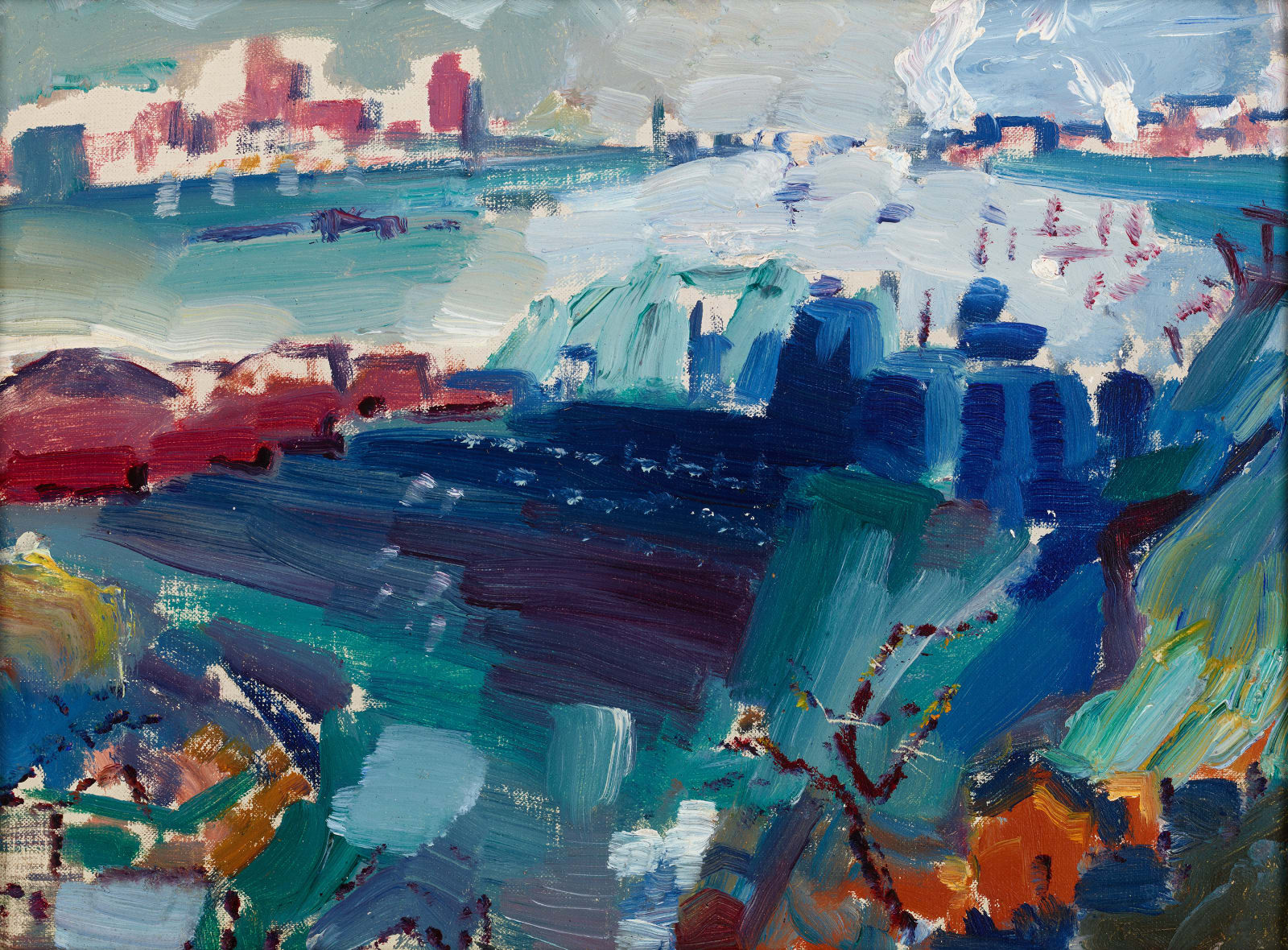John Marin, Weehawken Sequence, c. 1910-16