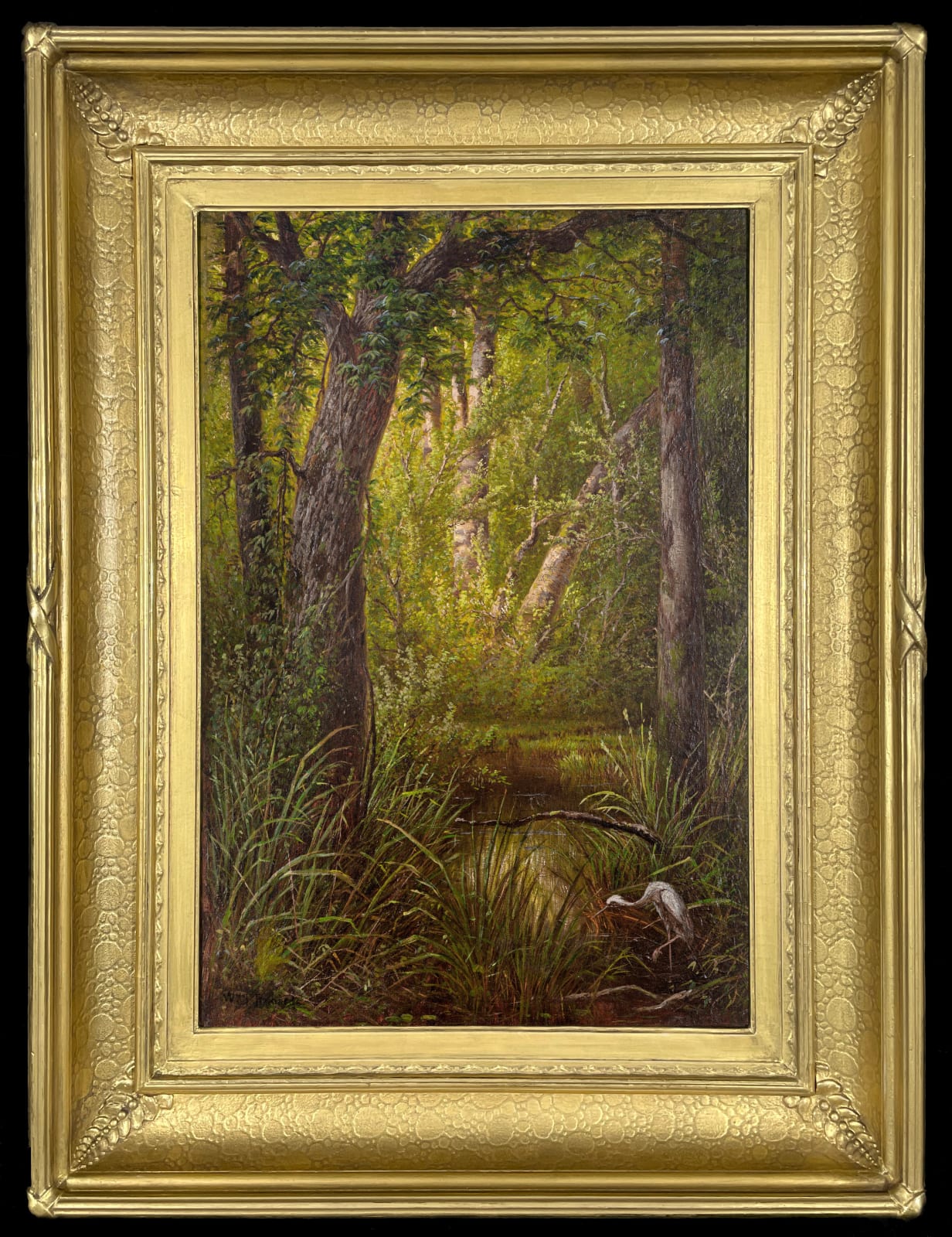William Trost Richards, Woodland Interior