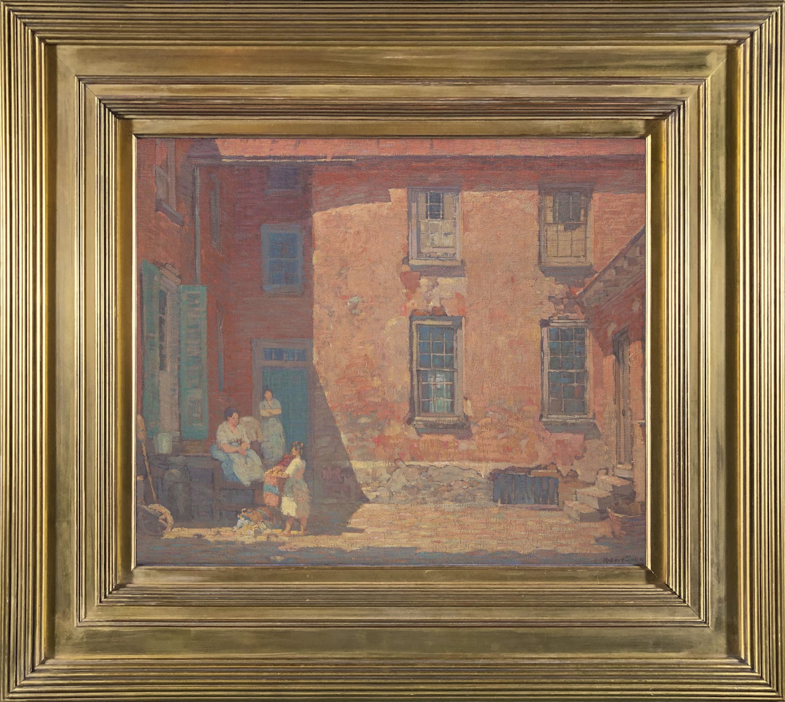 Robert Spencer, Courtyard at Noon